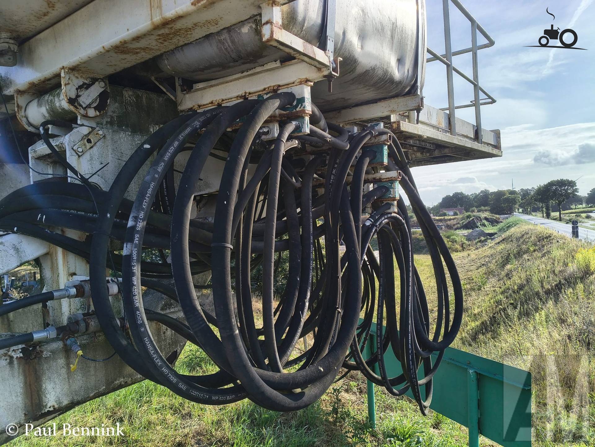 Eigenbouw machine bij Christoffers vestiging in Wiefelstede