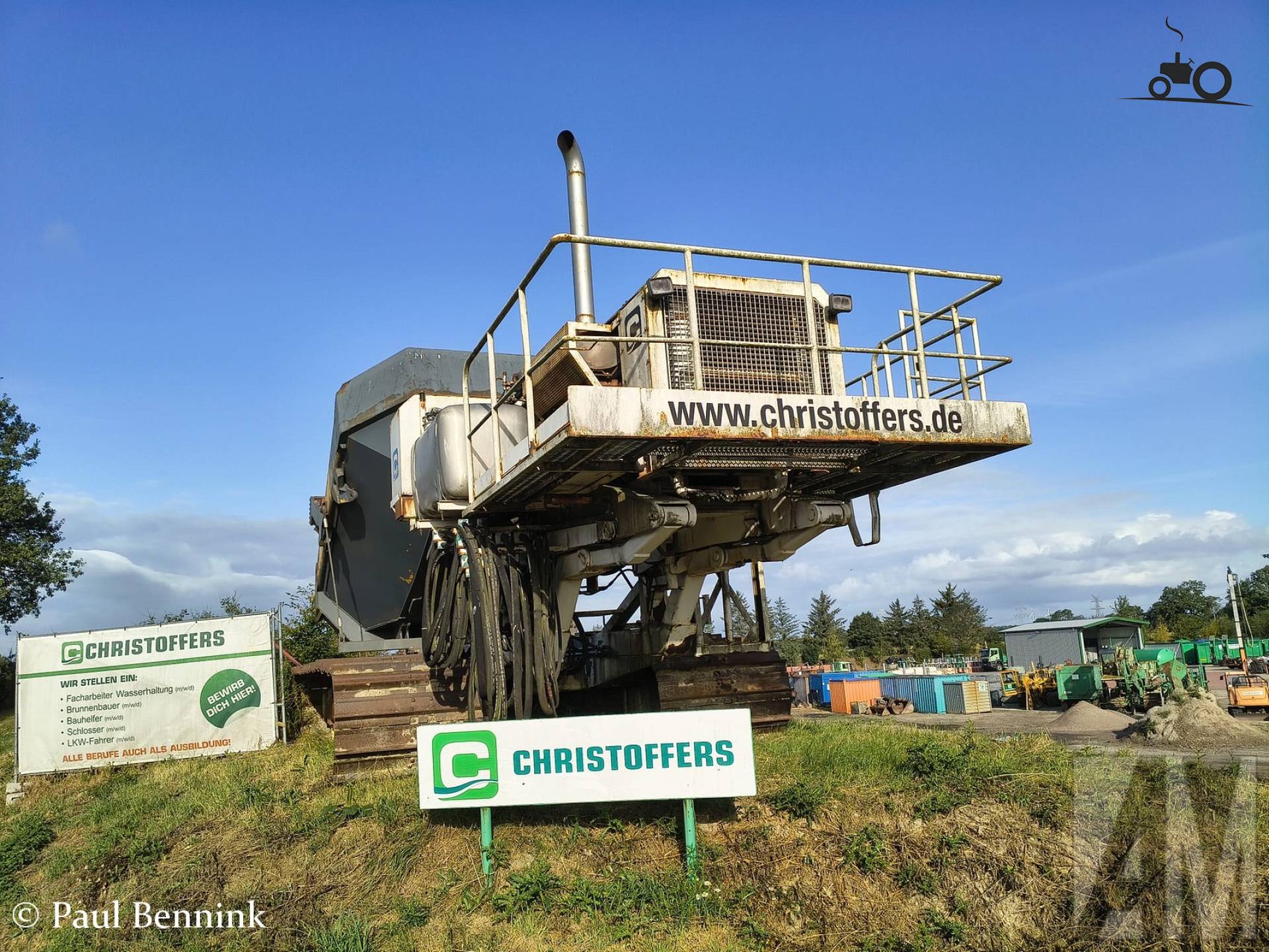 Eigenbouw machine bij Christoffers Wiefelstede