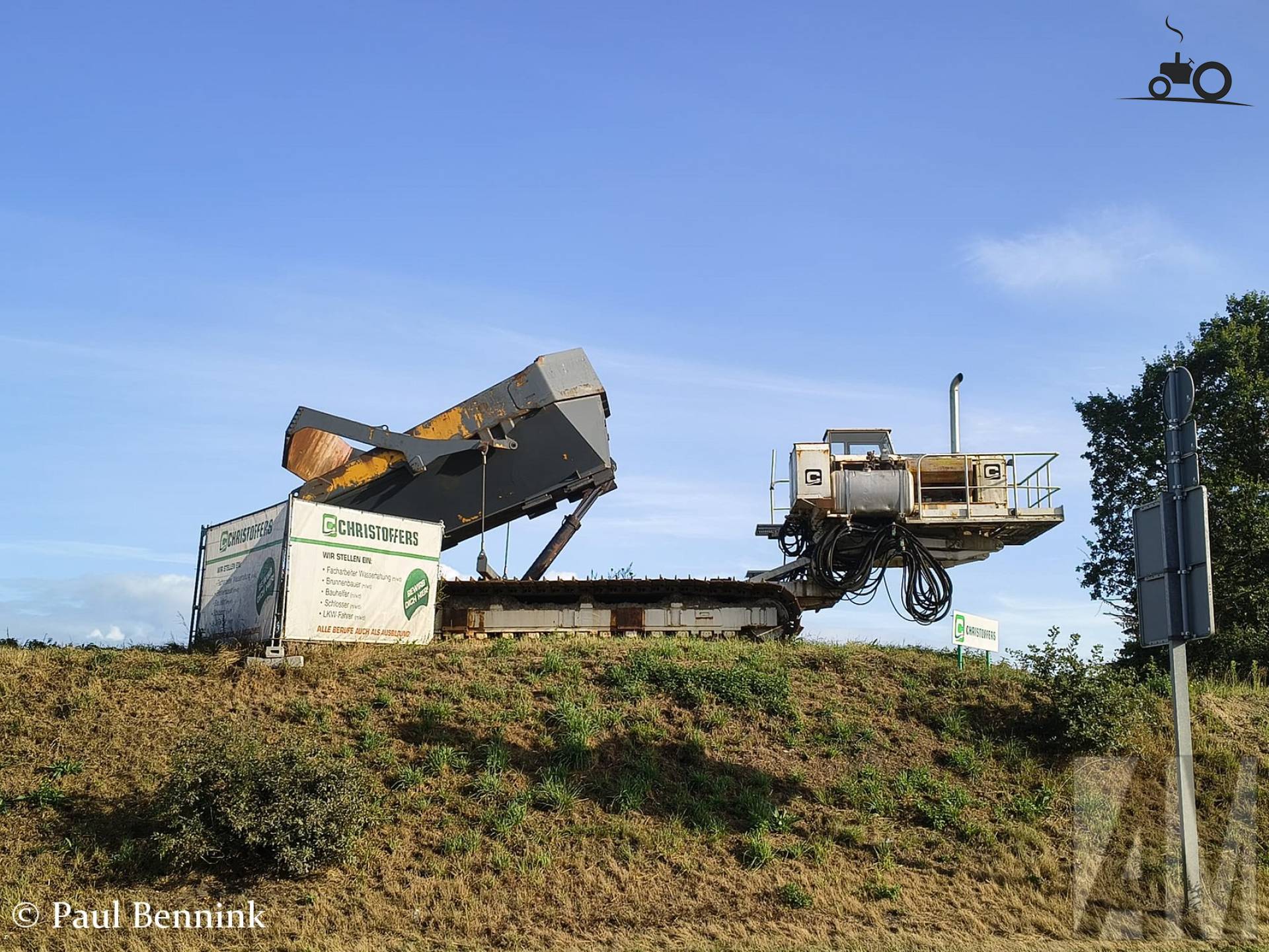 Eigenbouw machine bij Christoffers vestiging Wiefelstede