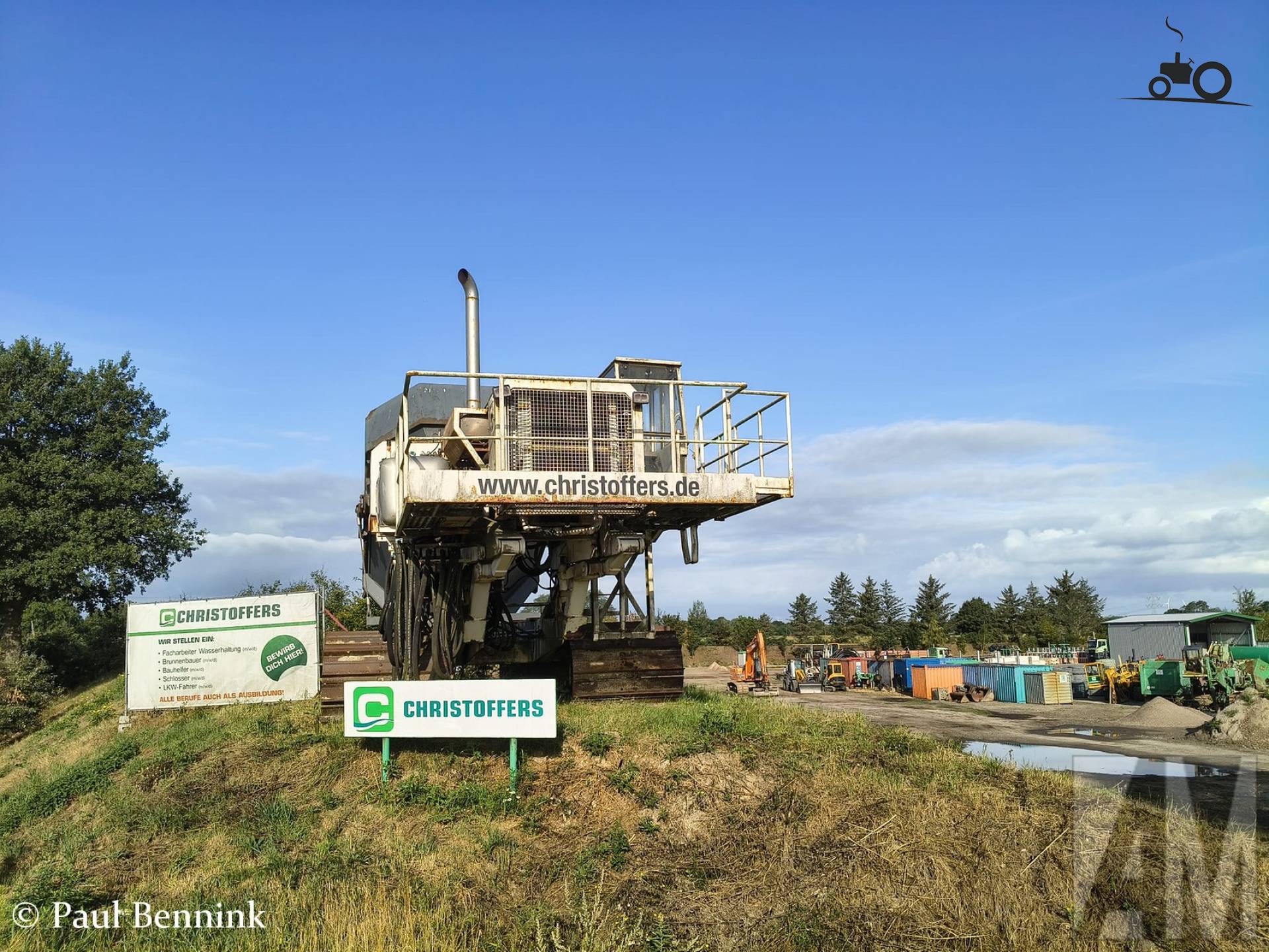 Eigenbouw machine bij Christoffers vestiging Wiefelstede