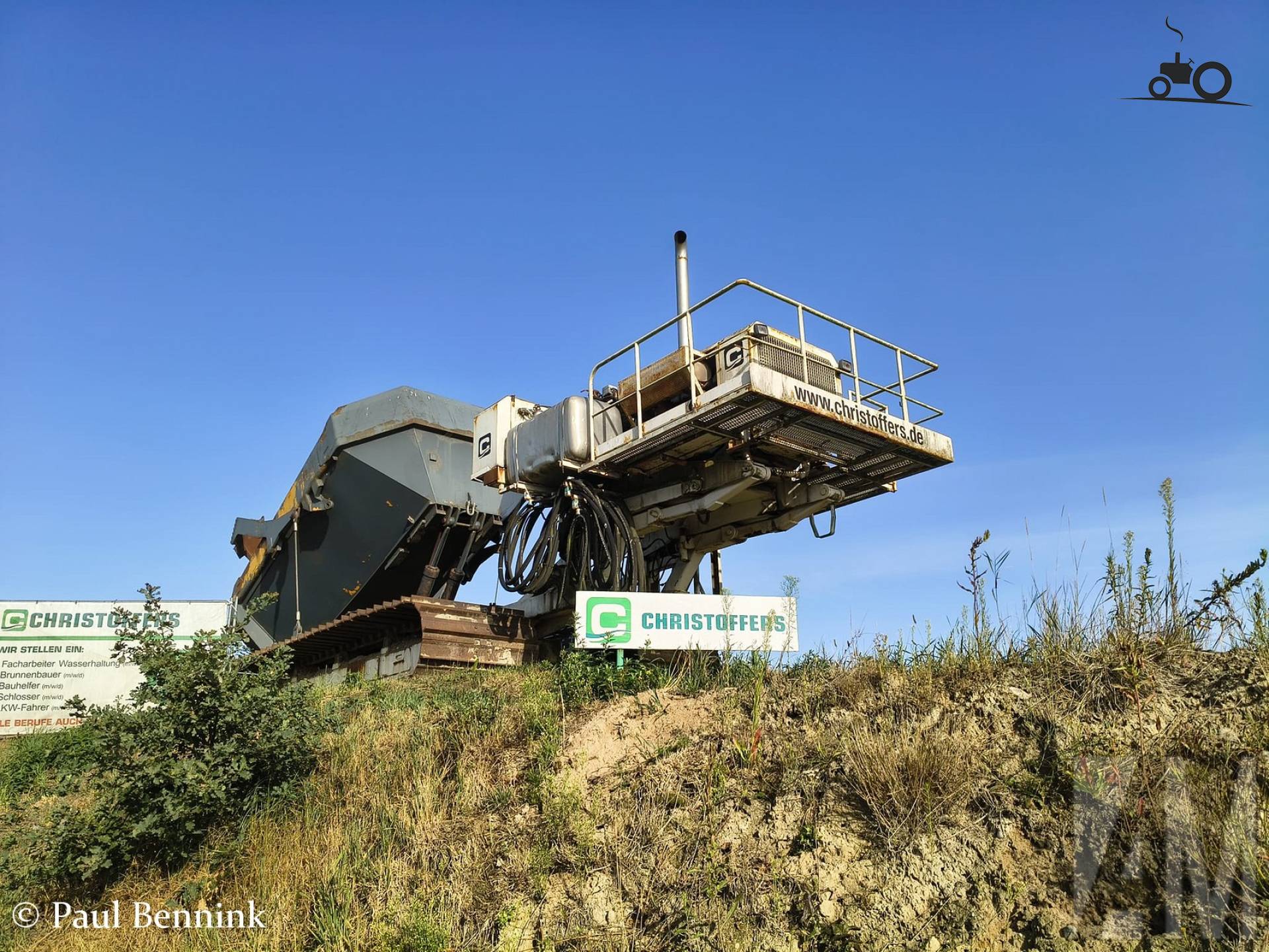 Eigenbouw machine bij Christoffers vestiging Wiefelstede