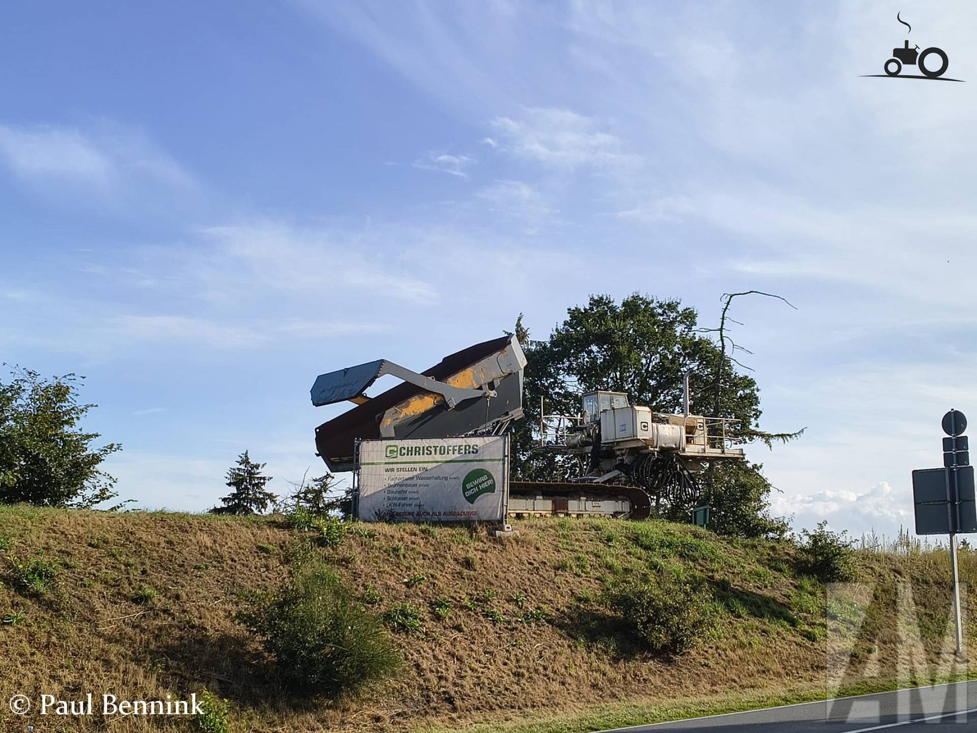 Eigenbouw machine bij Christoffers vestiging Wiefelstede