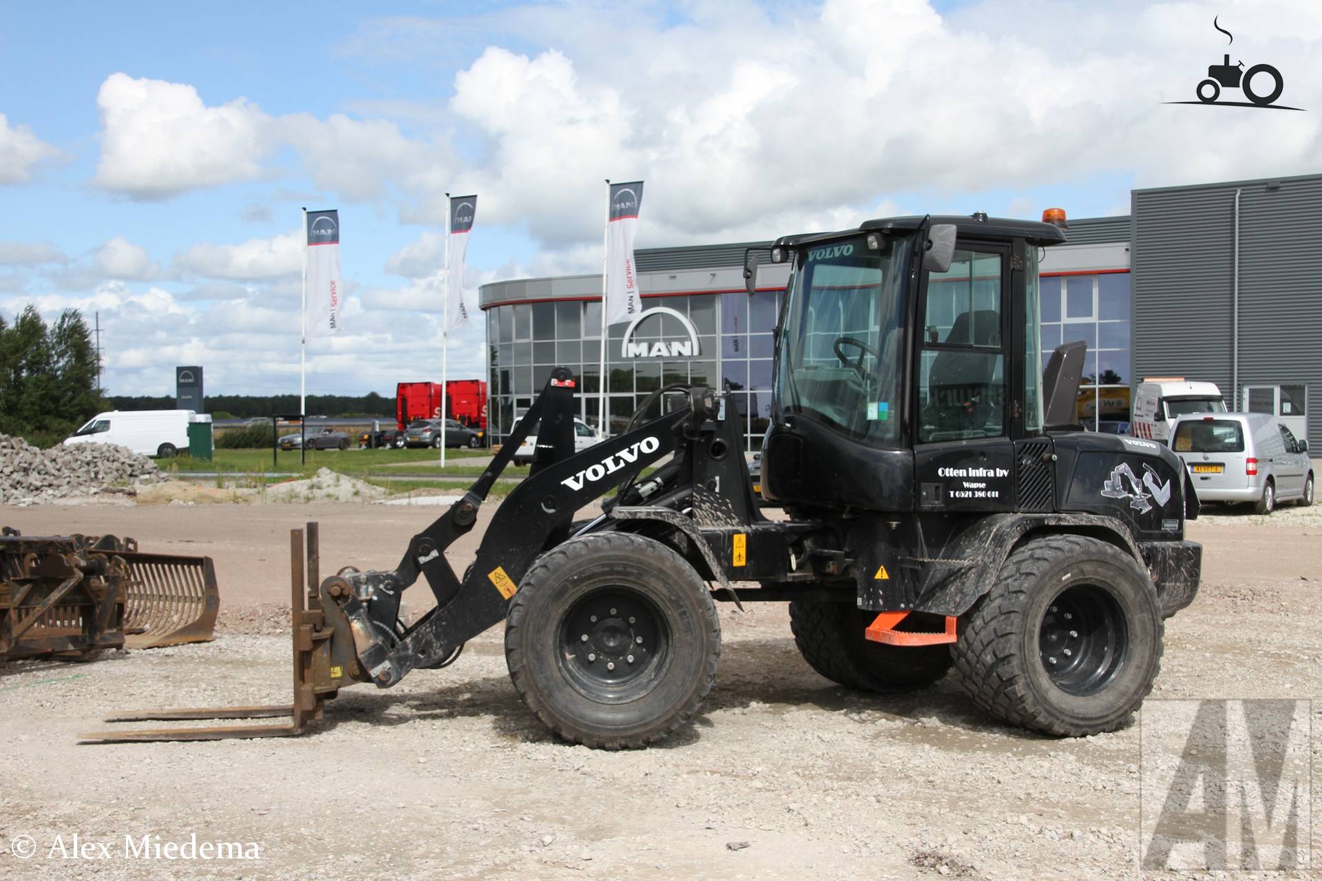 Volvo L35GT van Otten Infra in Heerenveen