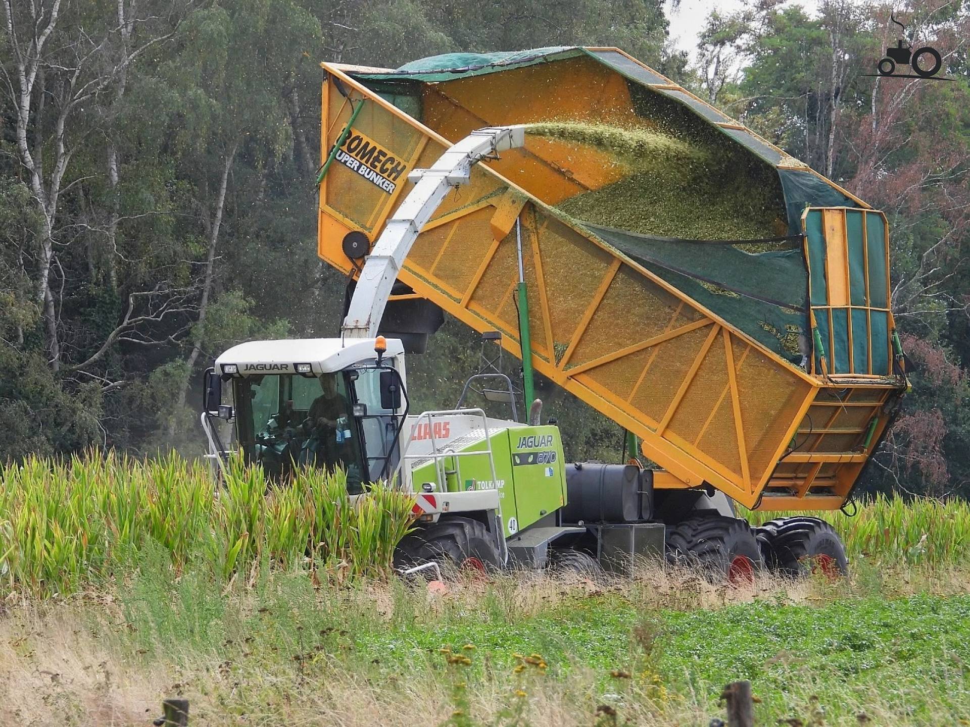 Claas Jaguar 870 Speedstar maïshakselaar
