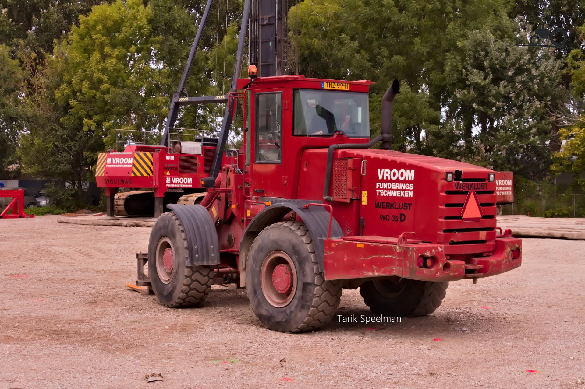 Werklust WC 35 D shovel met kenteken THZ-99-H