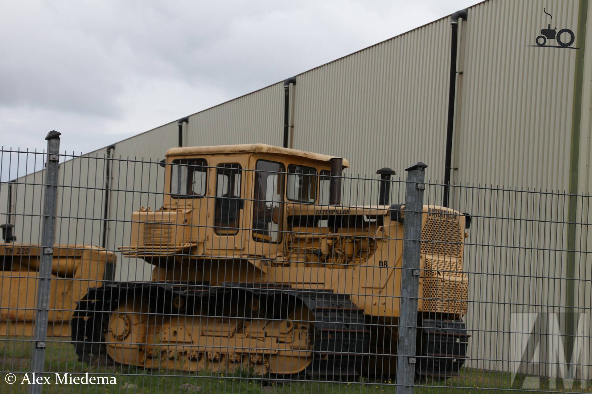 Cat D8 machine bij Neu-Versen, Duitsland
