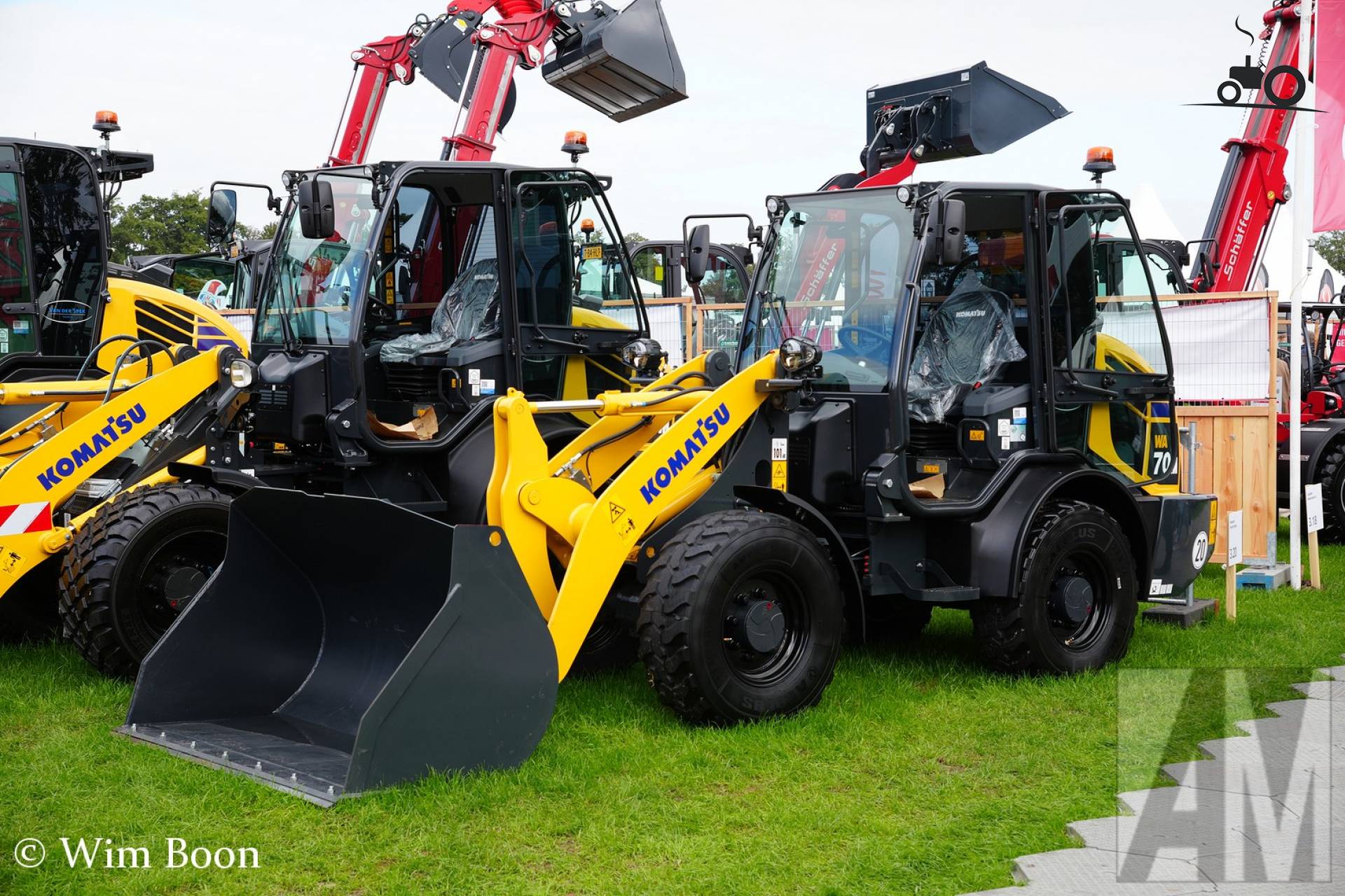 Komatsu WA 70 op GroenTechniek Holland beurs