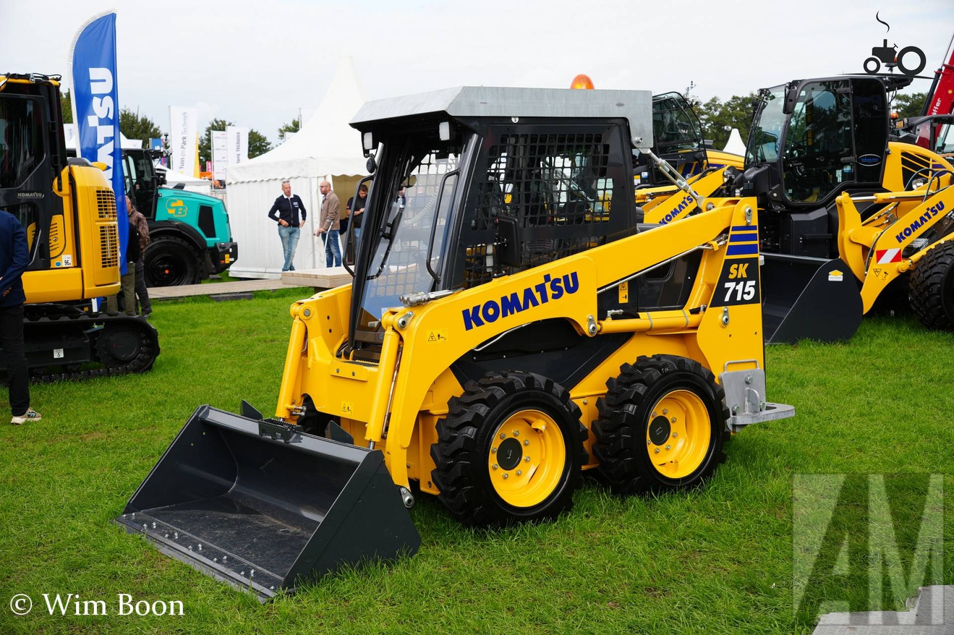 Komatsu SK 715 bij AgroTechniek Holland 2026
