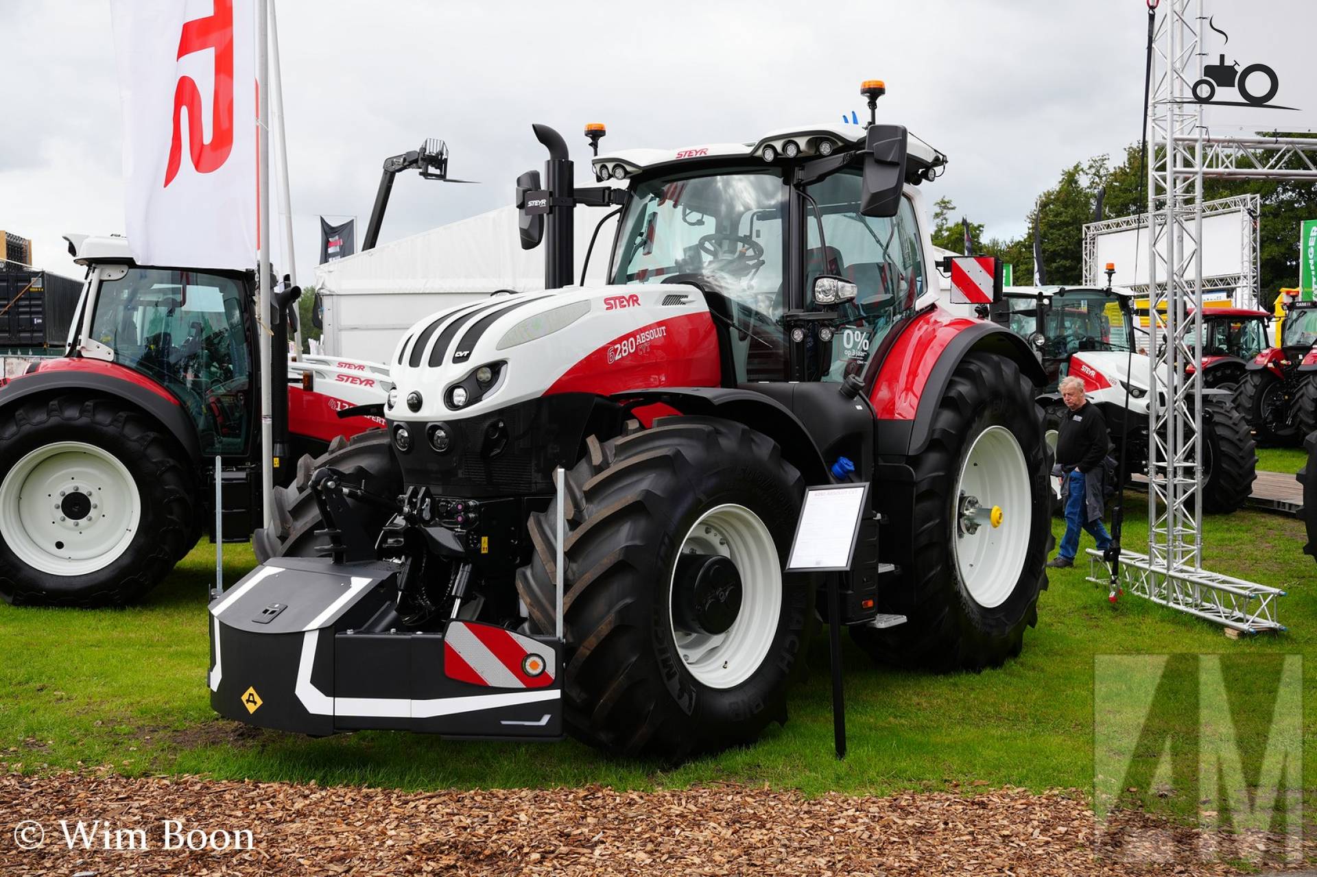 Steyr Absolut 6280 machine in Biddinghuizen
