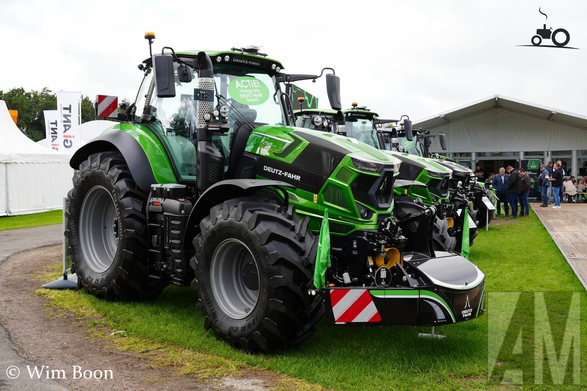 Tractor Deutz-Fahr 7250 TTV Warrior in Biddinghuizen