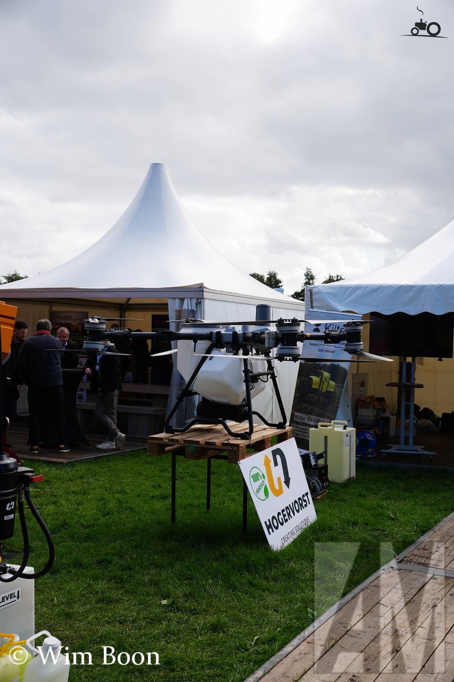 Hogervorst drone op vakbeurzen in Biddinghuizen
