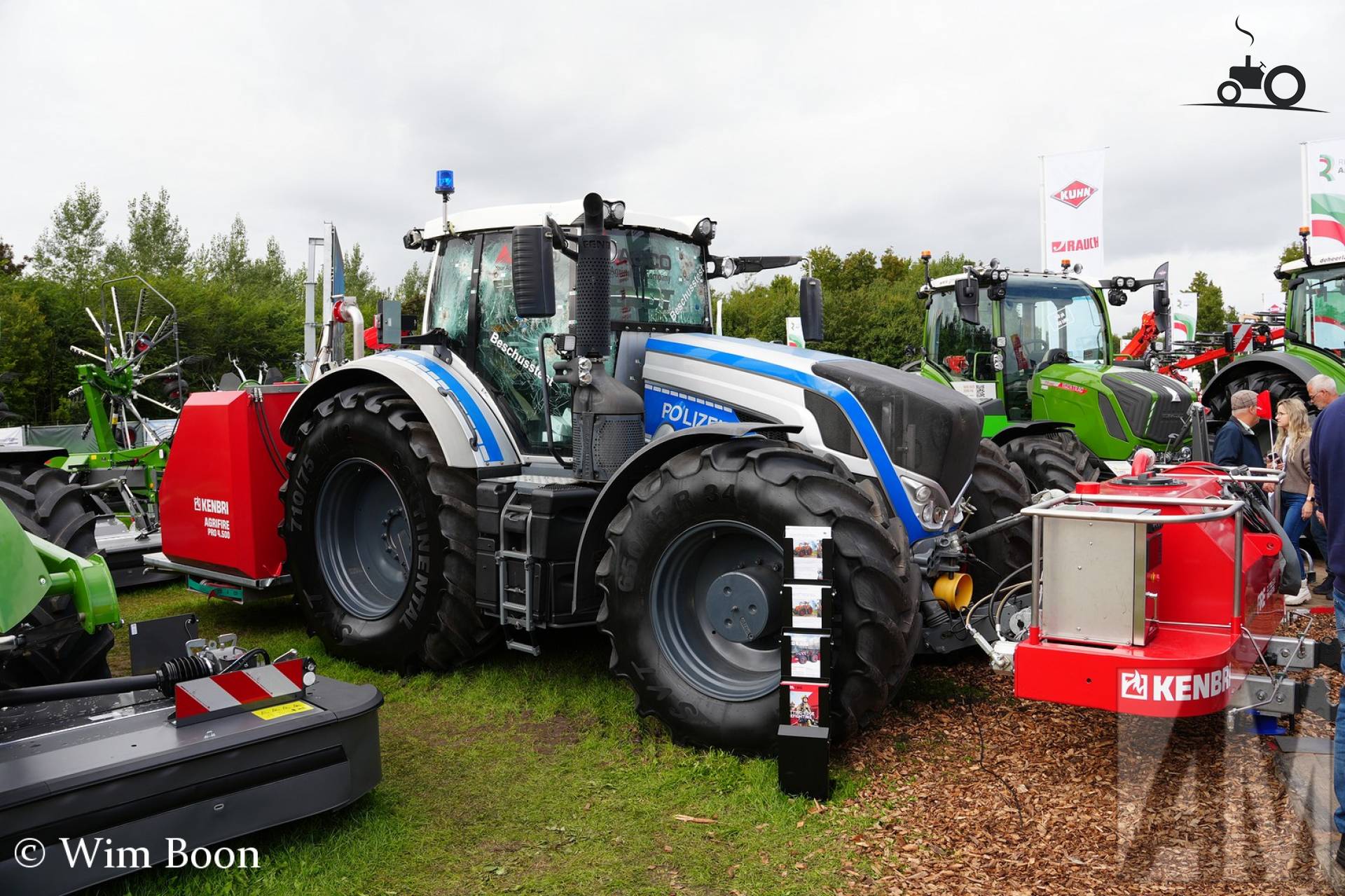 Fendt 900 tractor met Kenbri brandweeruitrusting