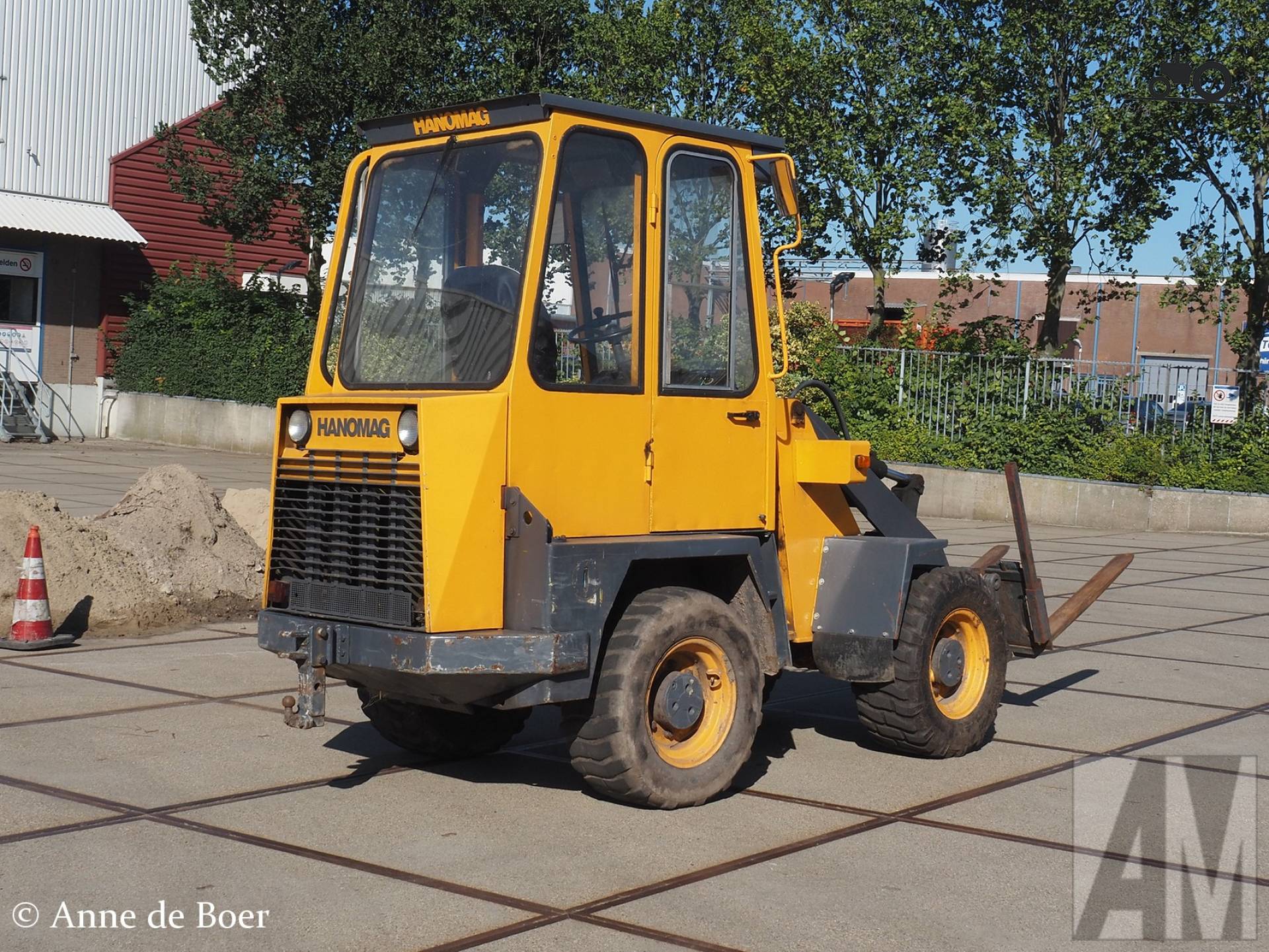 Compacte Hanomag wiellader