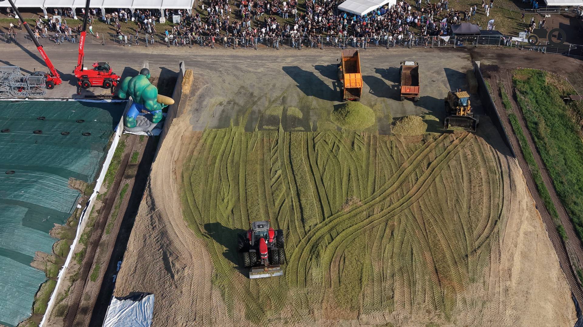 Het maisoogstfeest bij van Bakel was weer een spektakel