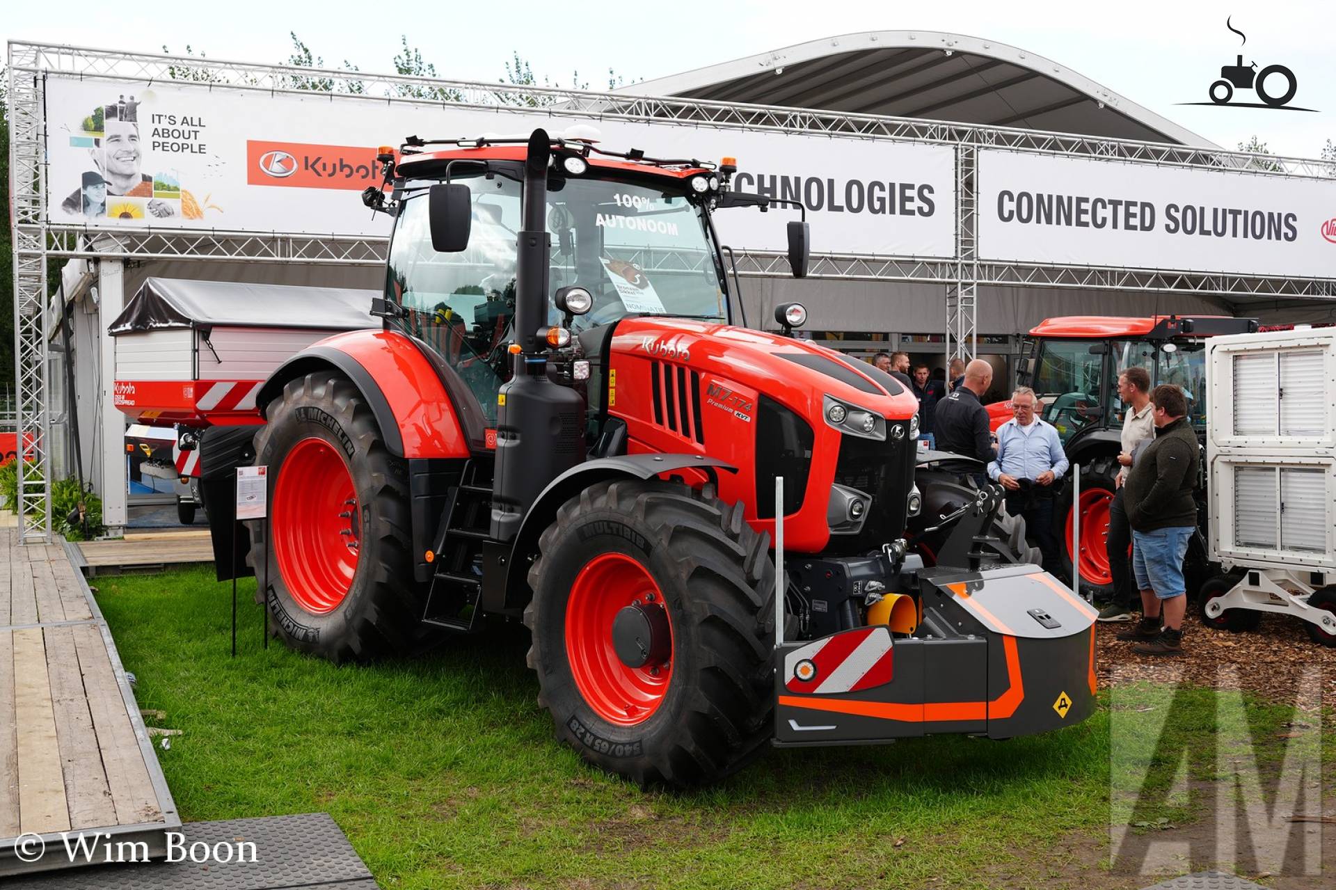 Kubota M7-174 Premium op vakbeurs
