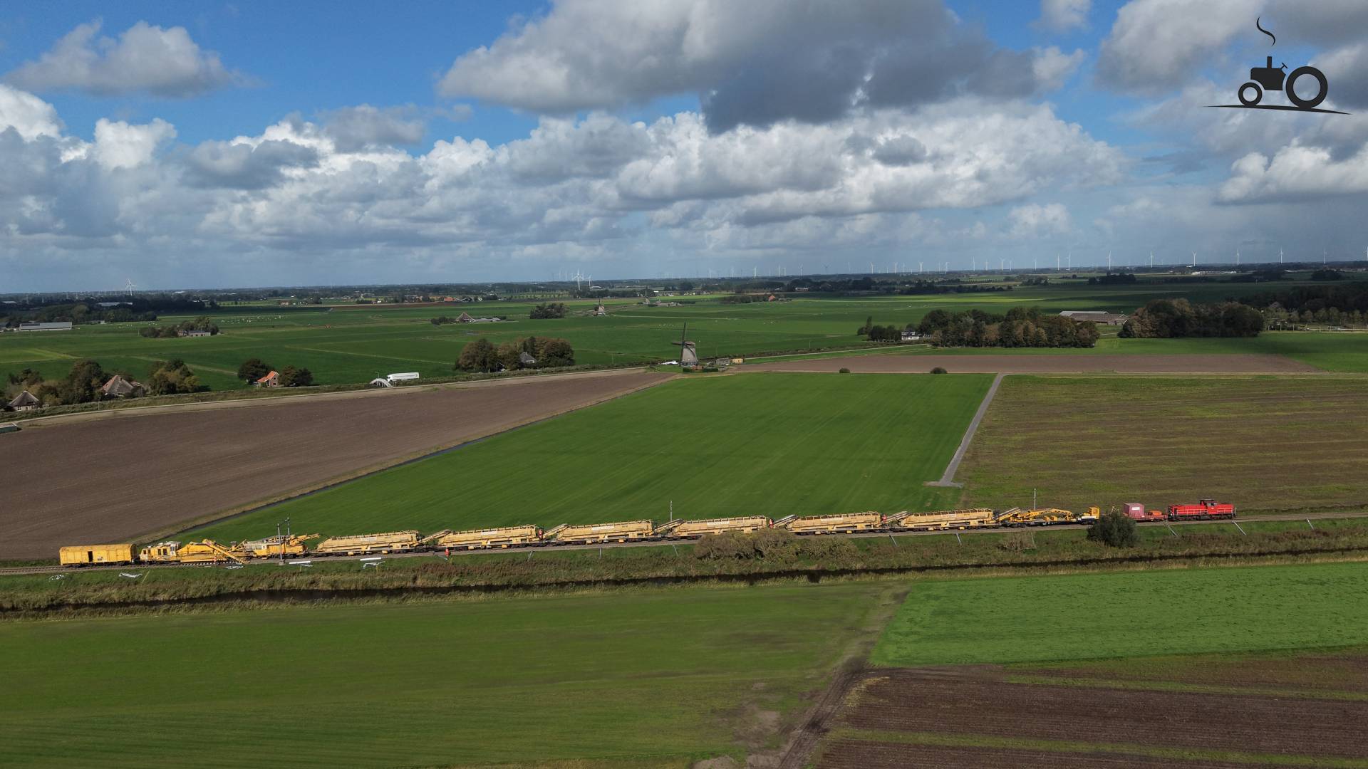 Grindwisselaar aan de slag bij spoorlijn Heerhugowaard-Hoorn