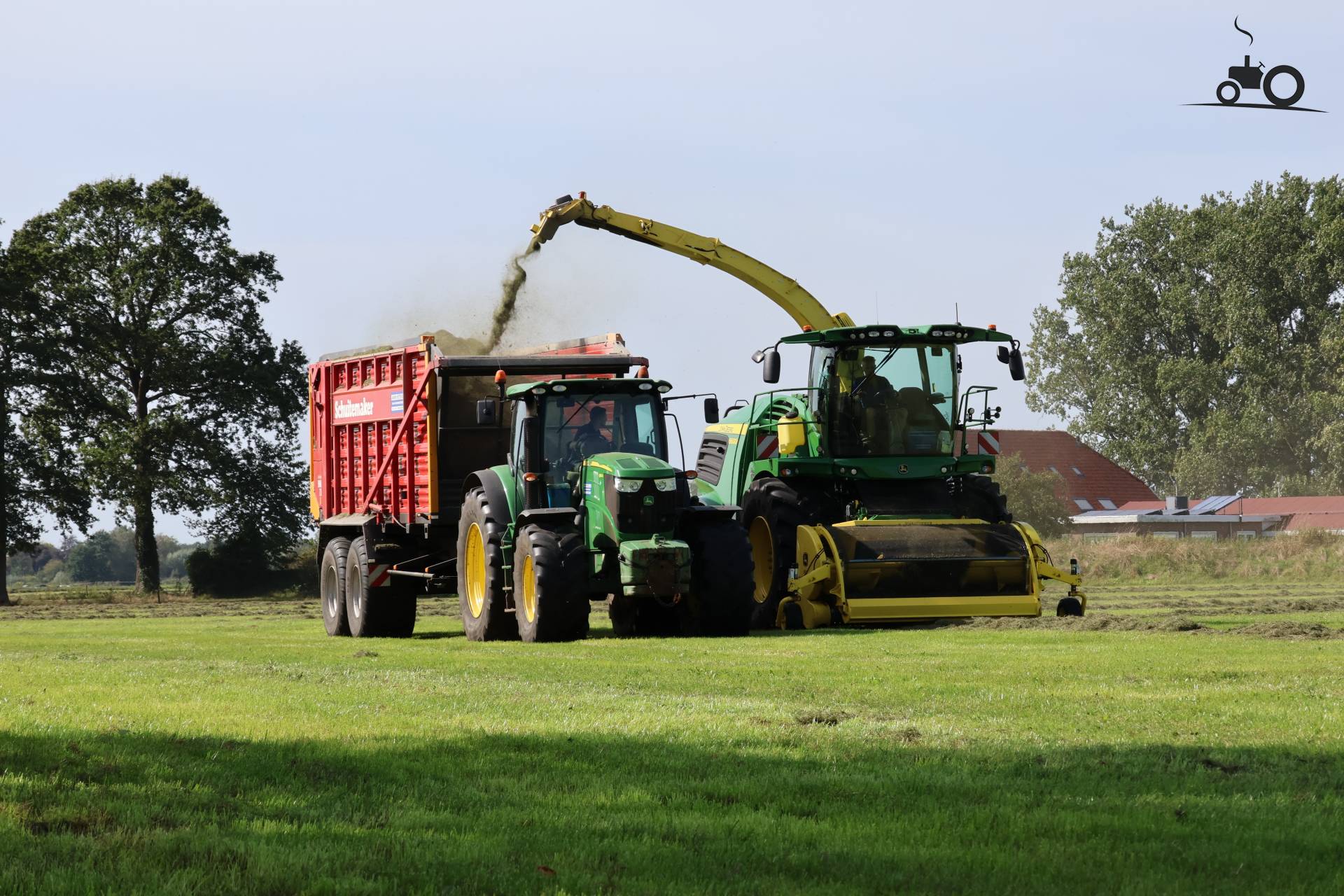 Grasoogst bij Jansen Heeten