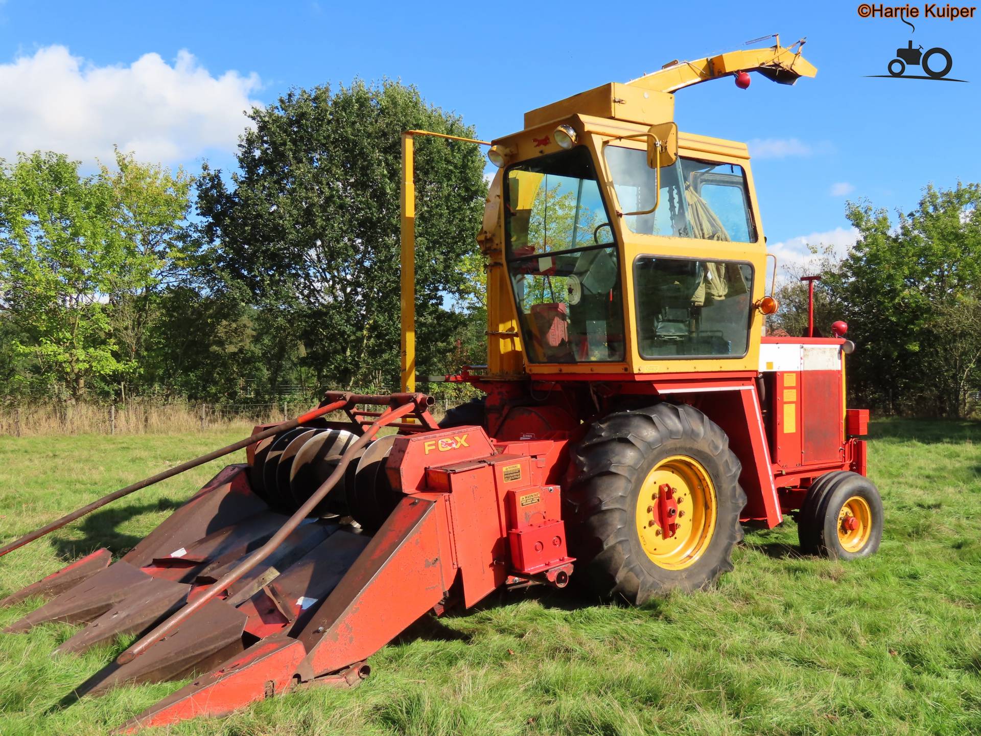 Fox 6650 machine at Oldtimer maishakselen Dalen