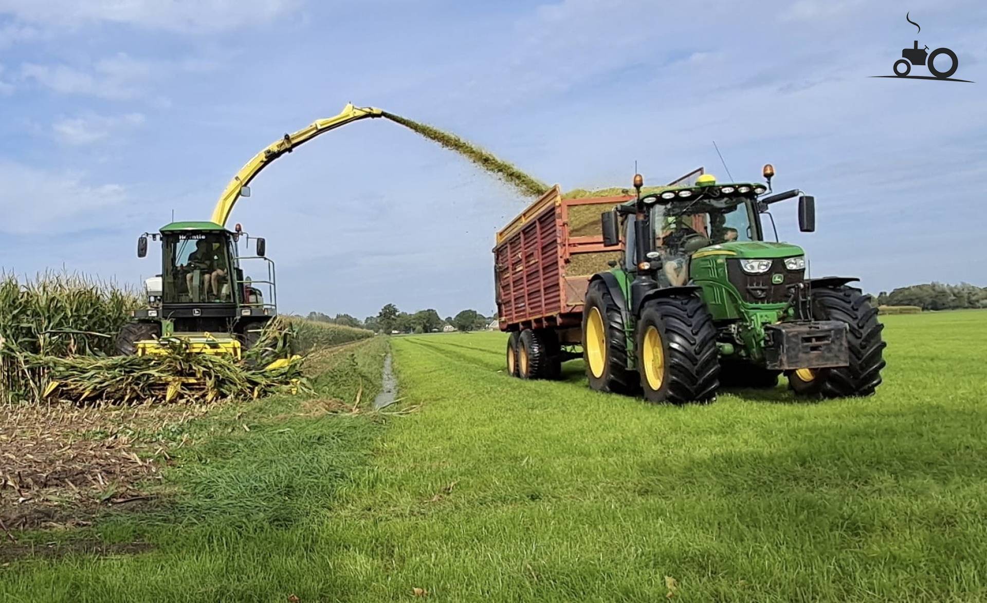 John deere 6750 maishakselen