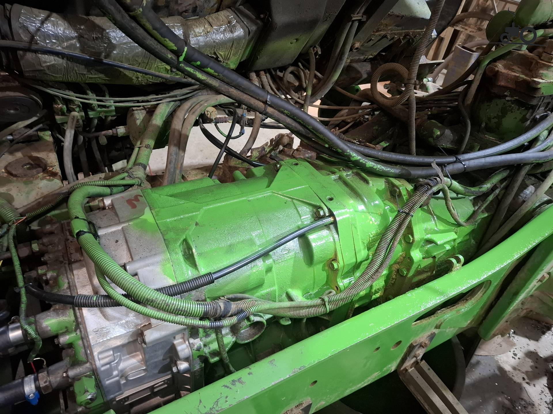 Parts cleaned and transferred to the new housing.