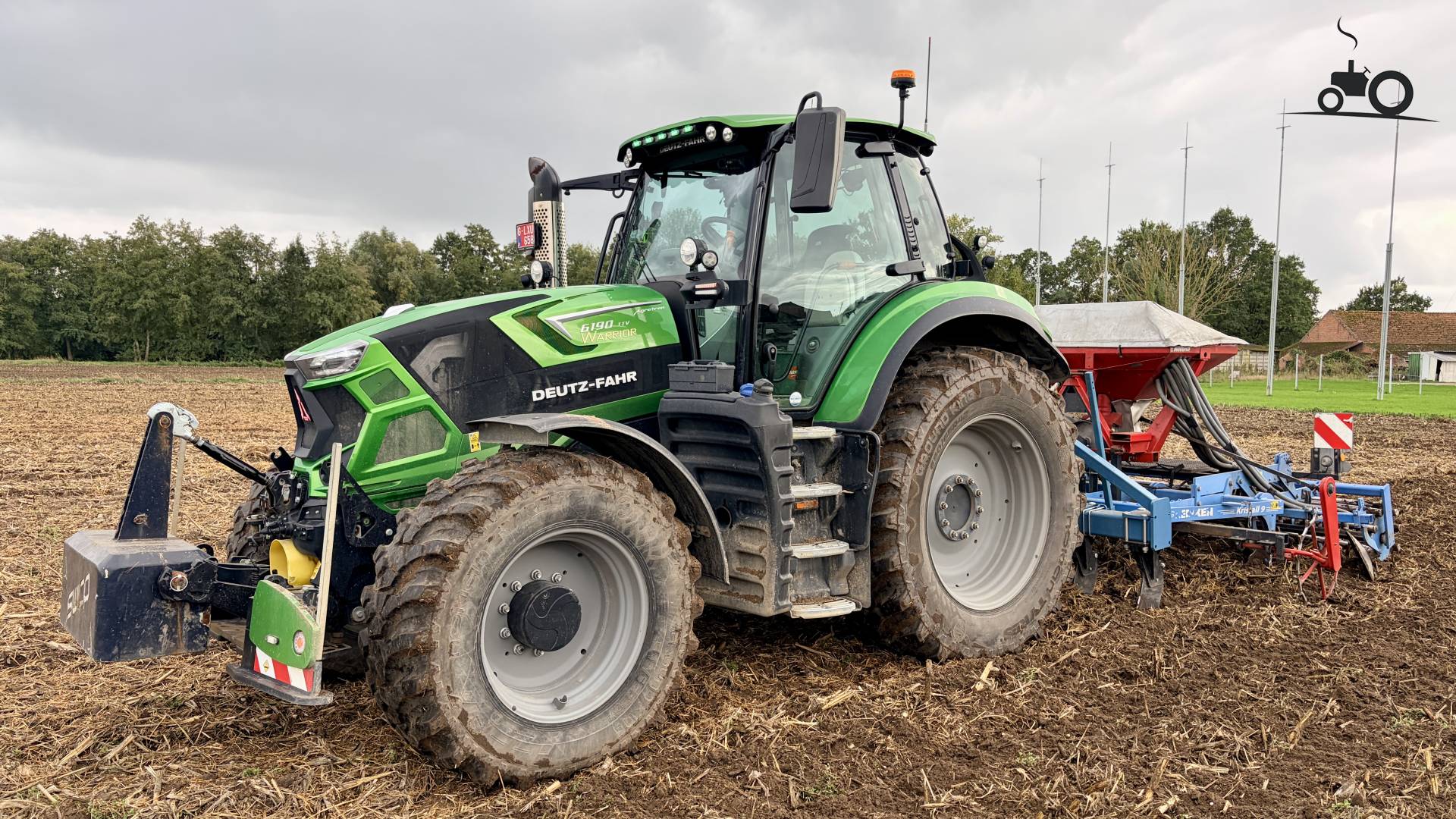 Deutz-Fahr Agrotron 6190 TTV met Lemken Kristall 9