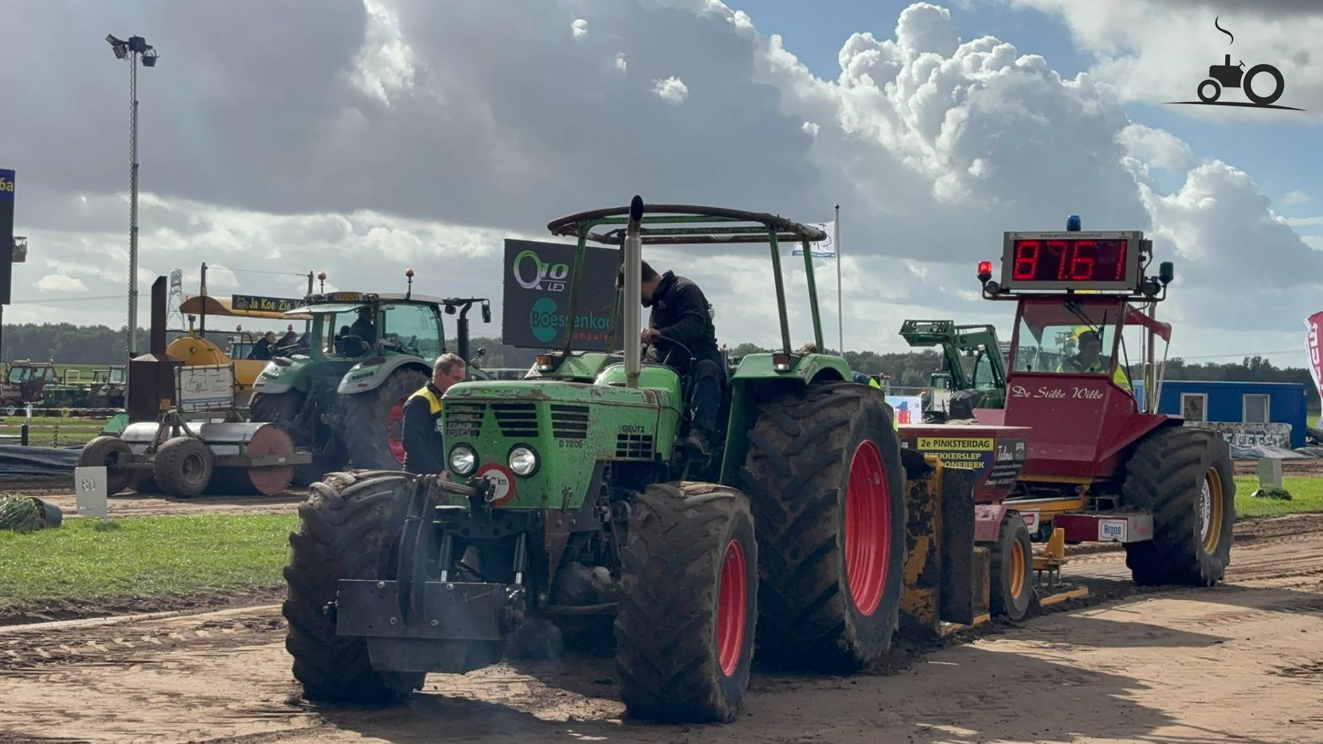 Deutz D7206A bij JKZ trekkertrek Vollenhove