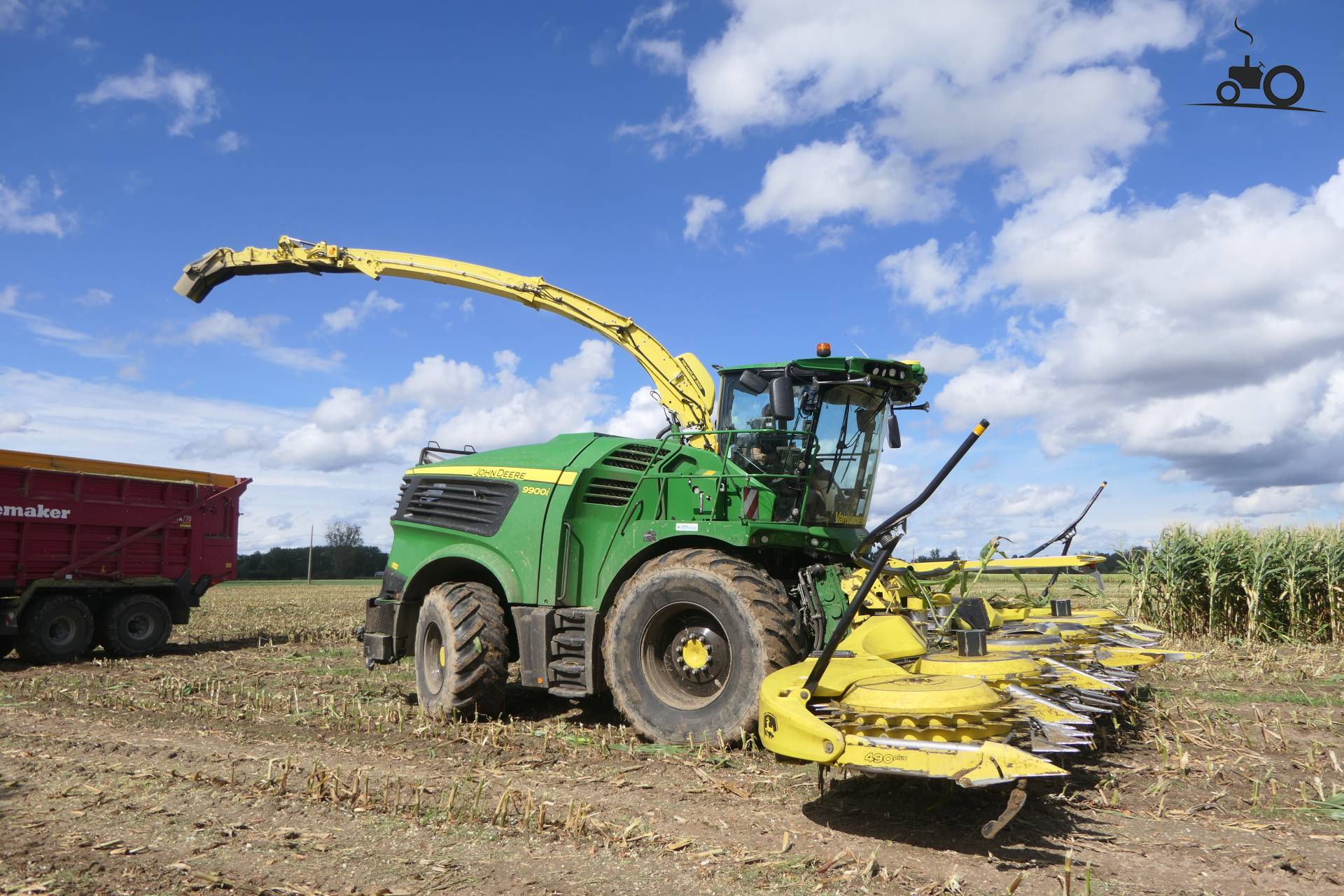 Loonbedrijf Vanvinckenroye met John Deere 9900i