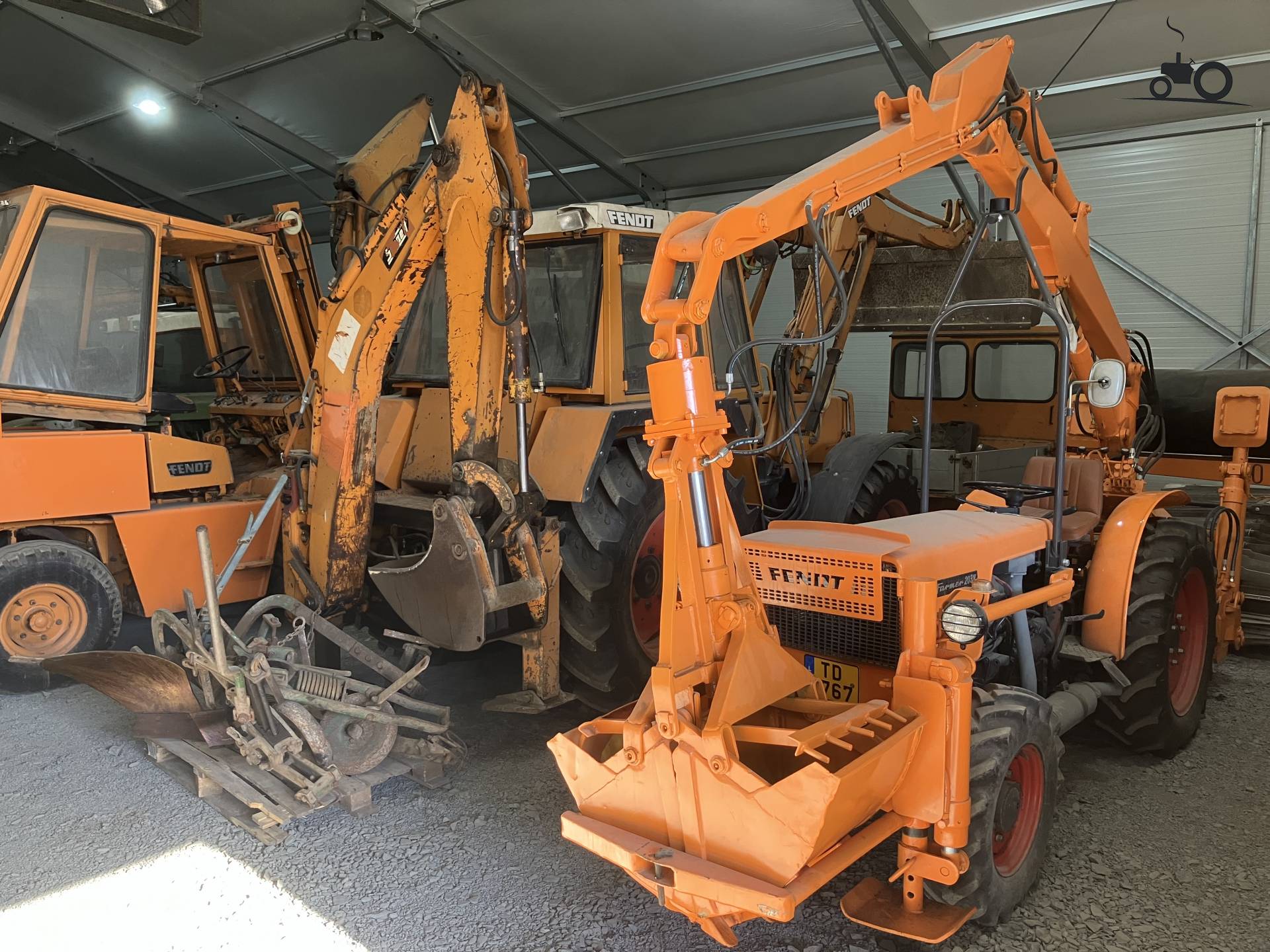 Fendt grafdelver en graaflaadcombinatie