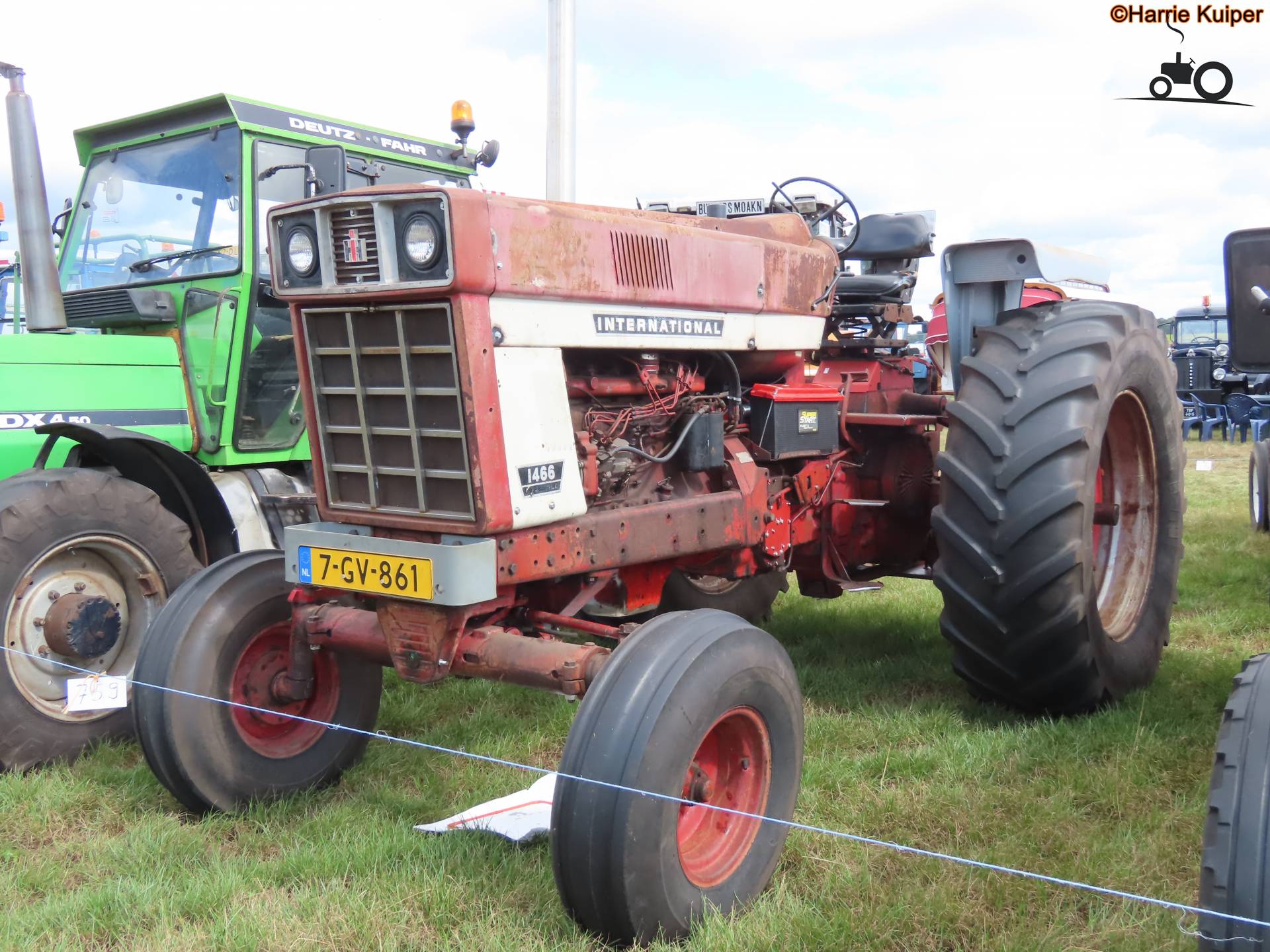 International 1466 machine at 36th oldtimer festival