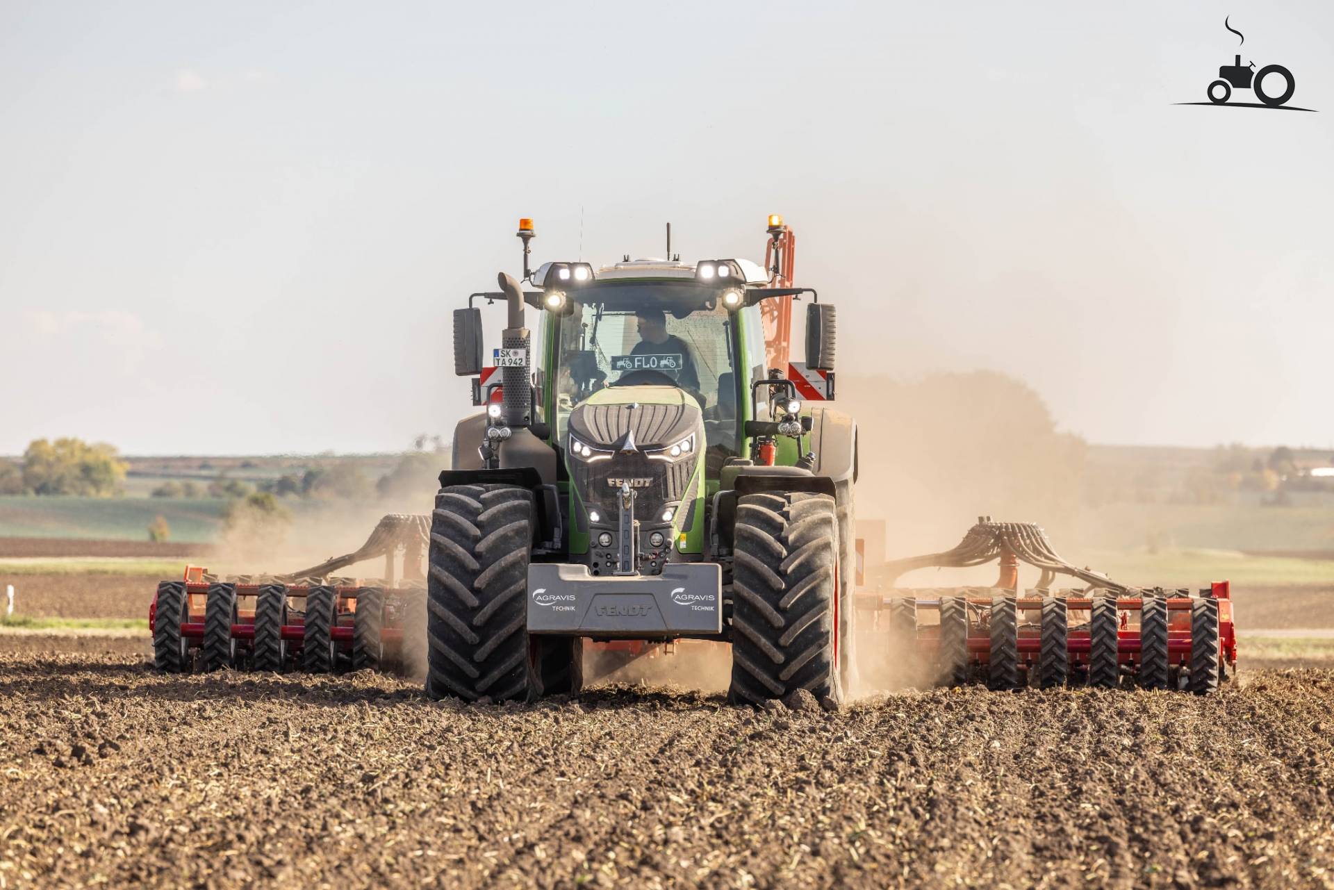 Fendt 942 Vario tractor en Horsch Proto 9 zaaimachine