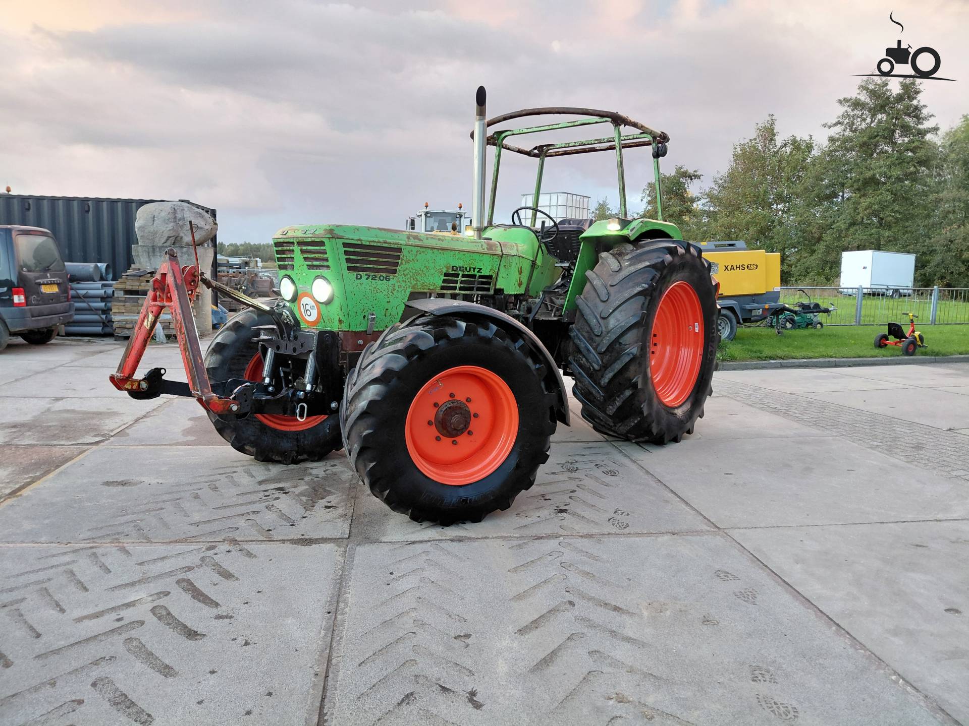 Deutz D7206A met voorspatborden