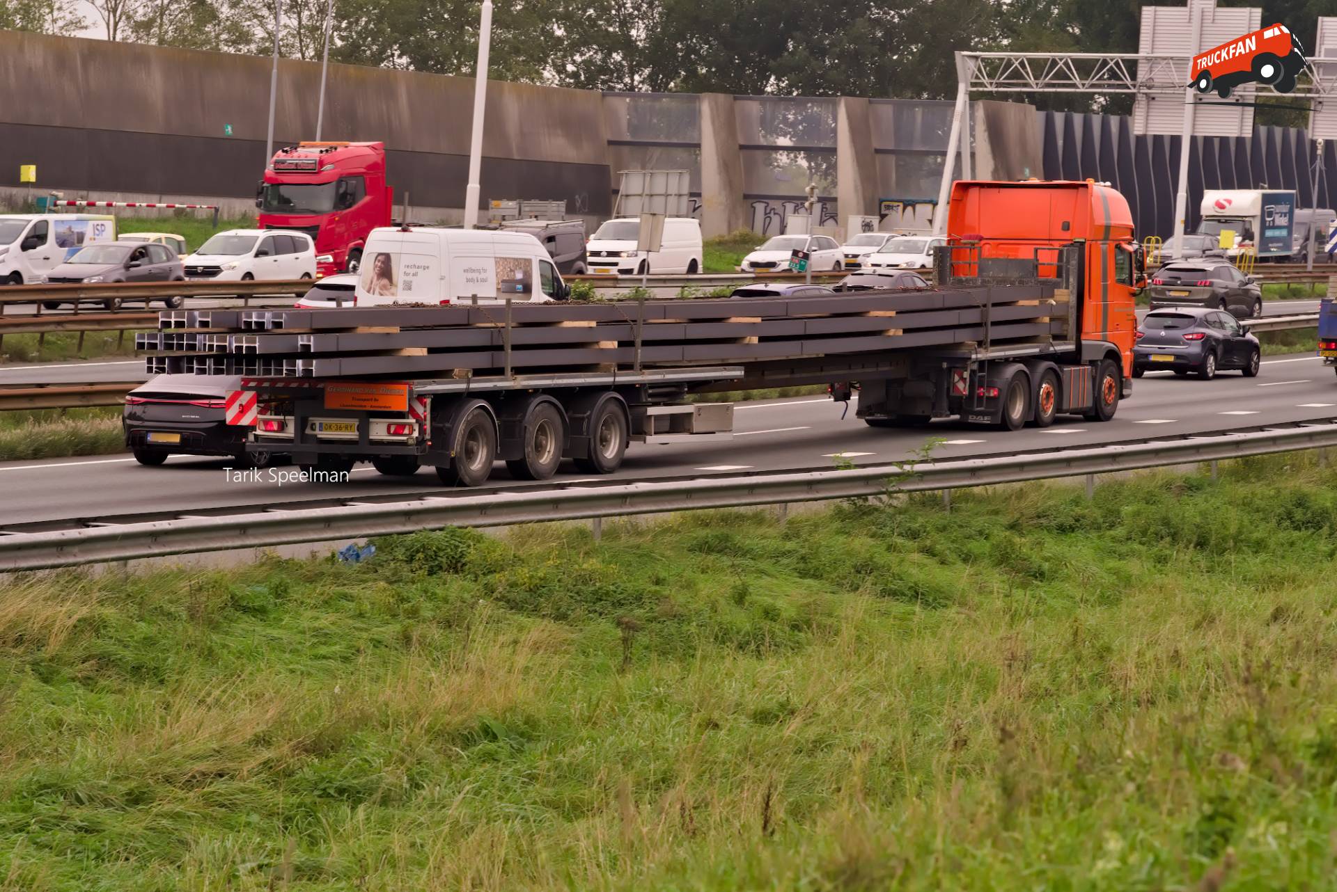 DAF XF Euro 6 truck with Nooteboom trailer