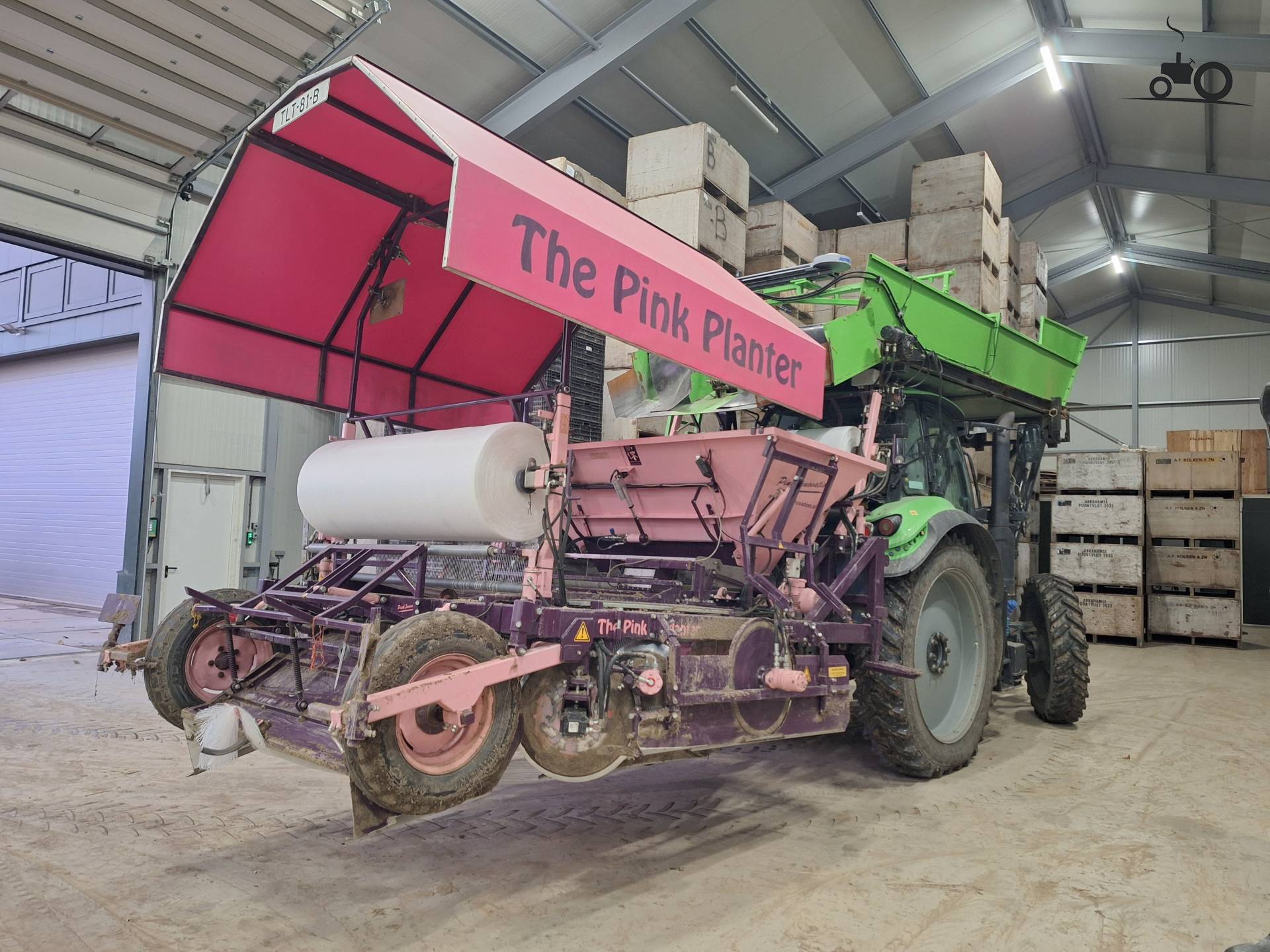 Deutz-Fahr 6190 TTV met Pink 180 planter op 21 oktober 2026