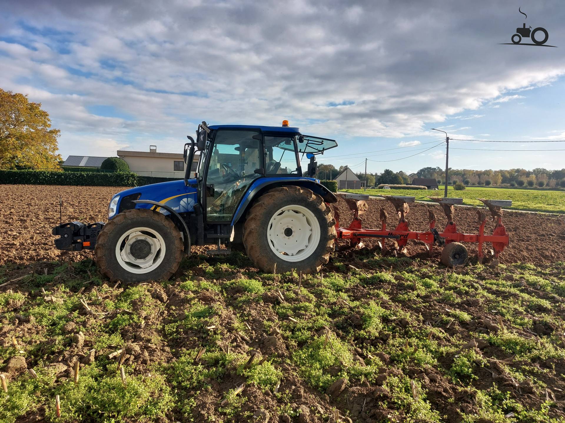 TLA from a 3-furrow to a 4-furrow plough, with an extra row of weights.
