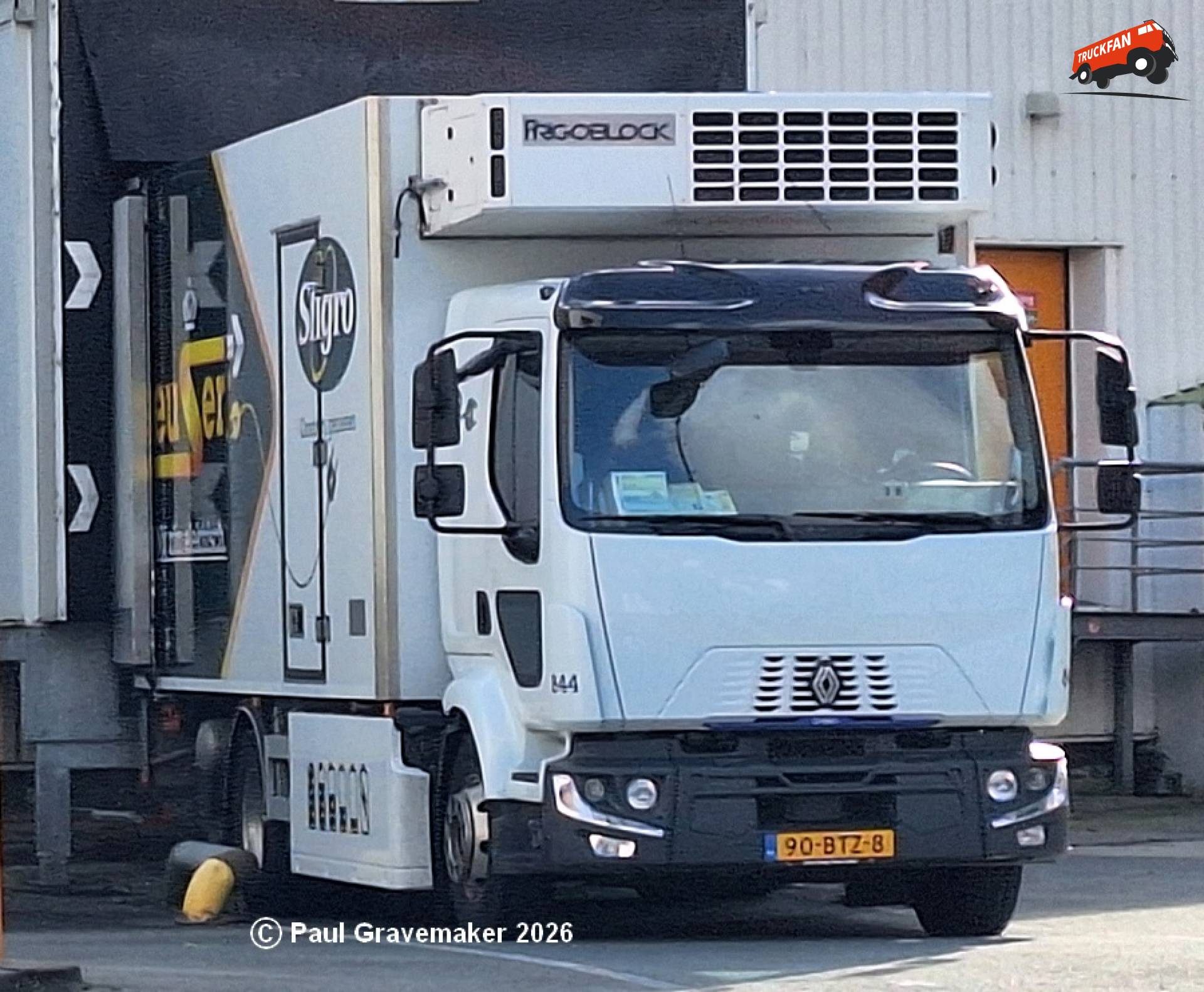 Renault D electric koelwagen in Duivendrecht