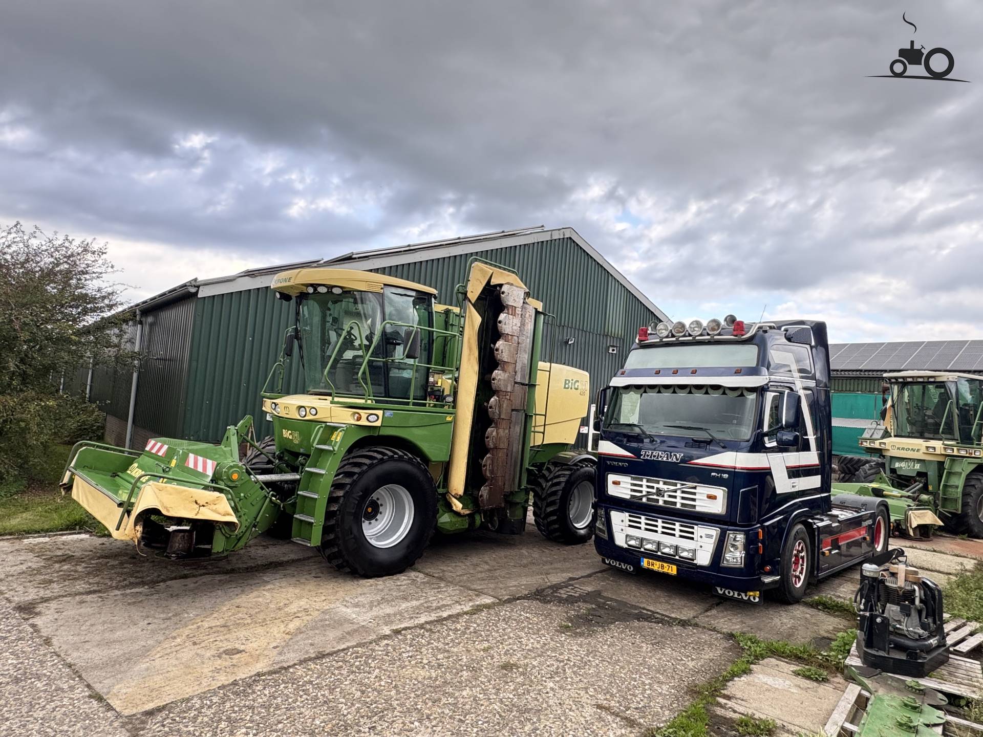 Krone Big M 420 in de regio