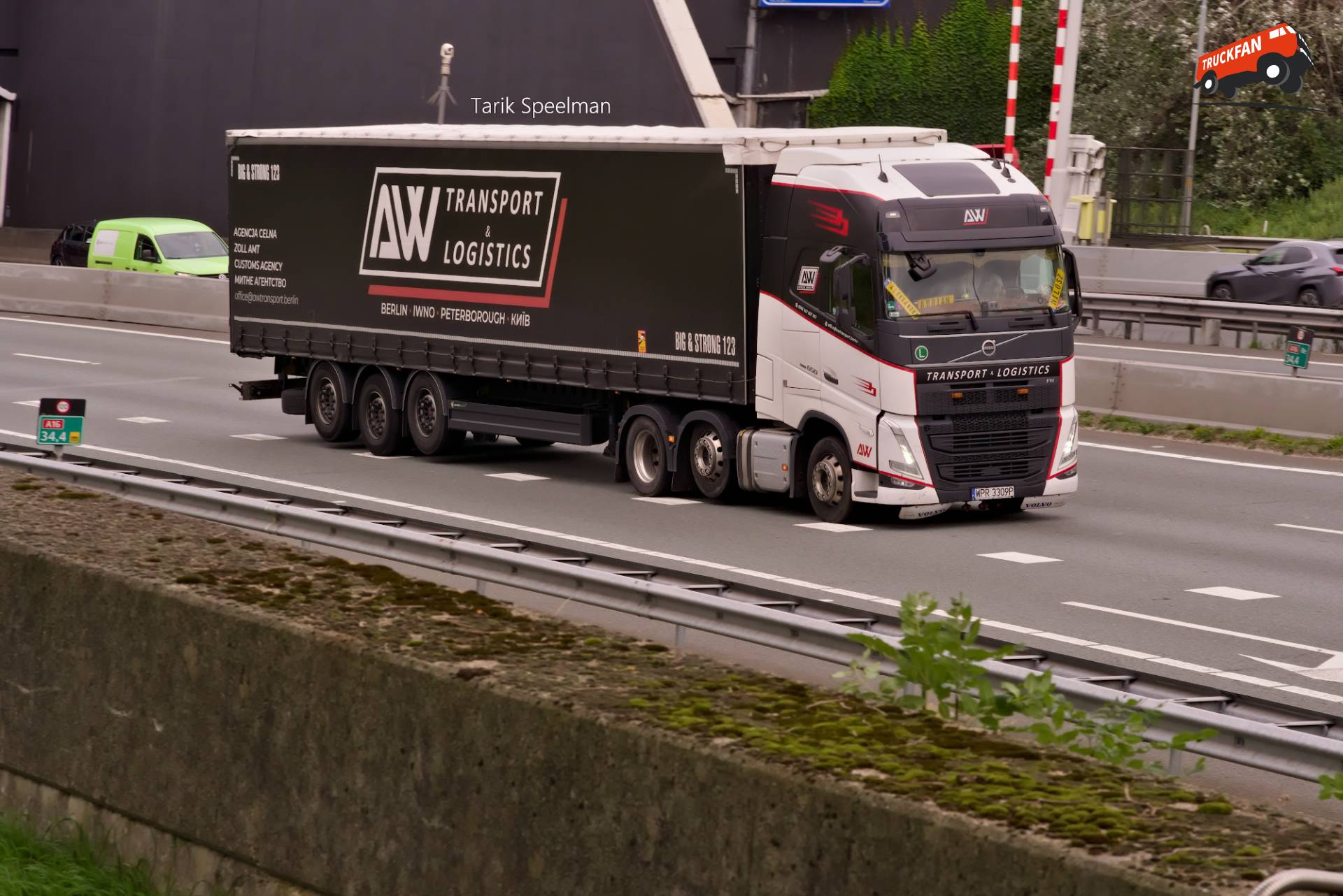 Volvo FH 5th Gen truck WPR 3309P on A16