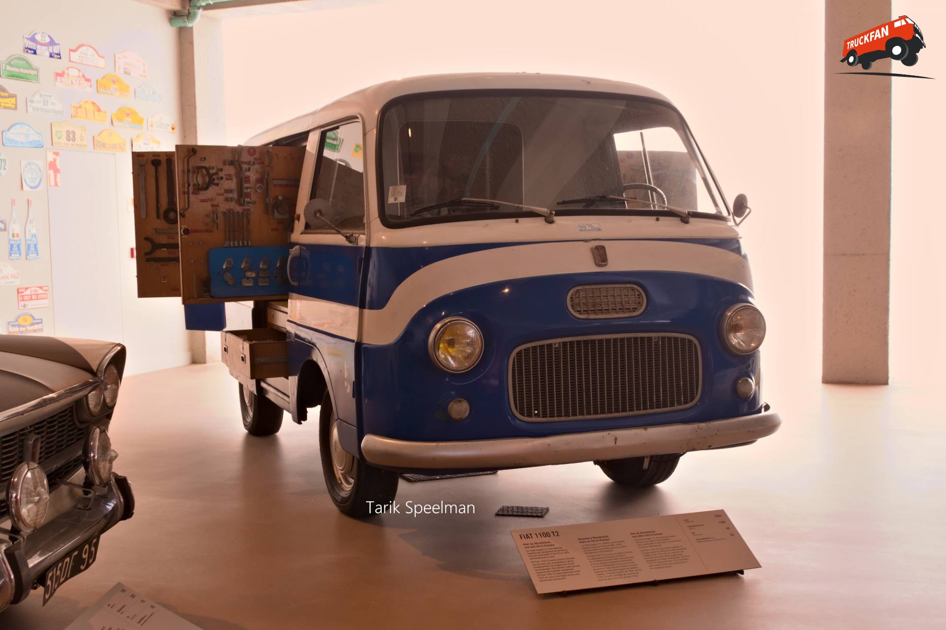 Fiat 1100 T2 Onderdelenwagen 1964 in Squadra Abarth Collection