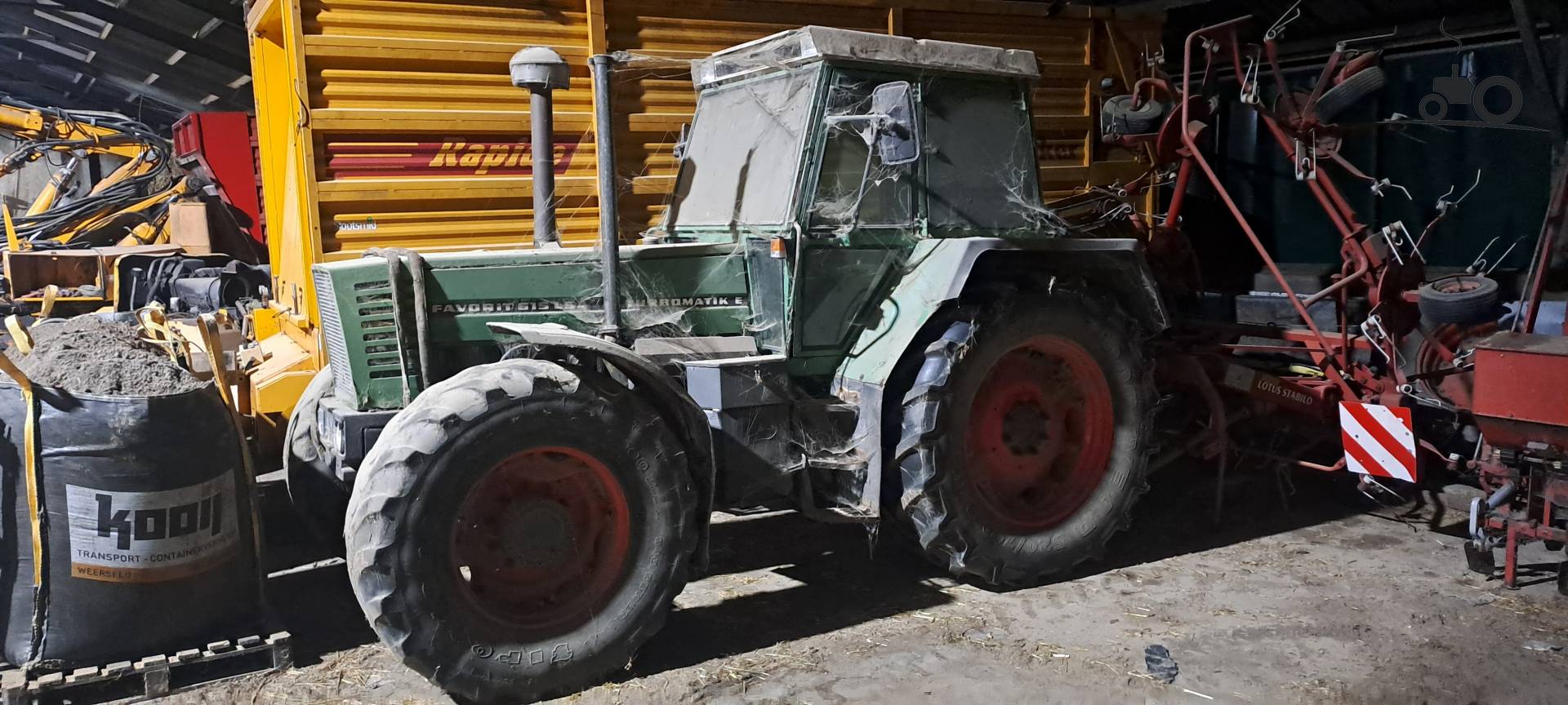 Fendt 615 LSA E klaar voor restauratie en kenteken aanvraag