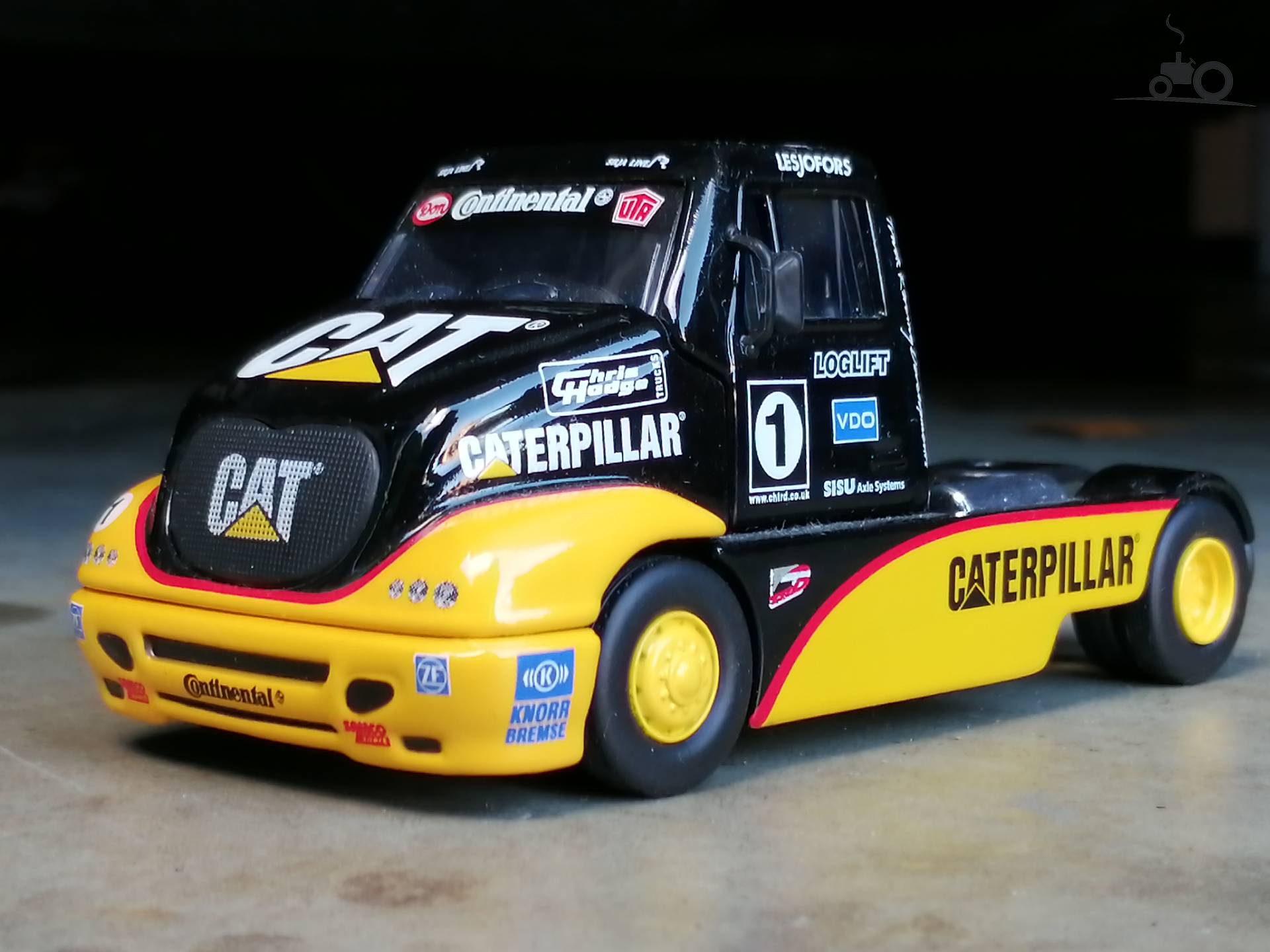 Caterpillar TRD racetruck van Harri Luostarinen uit 1998