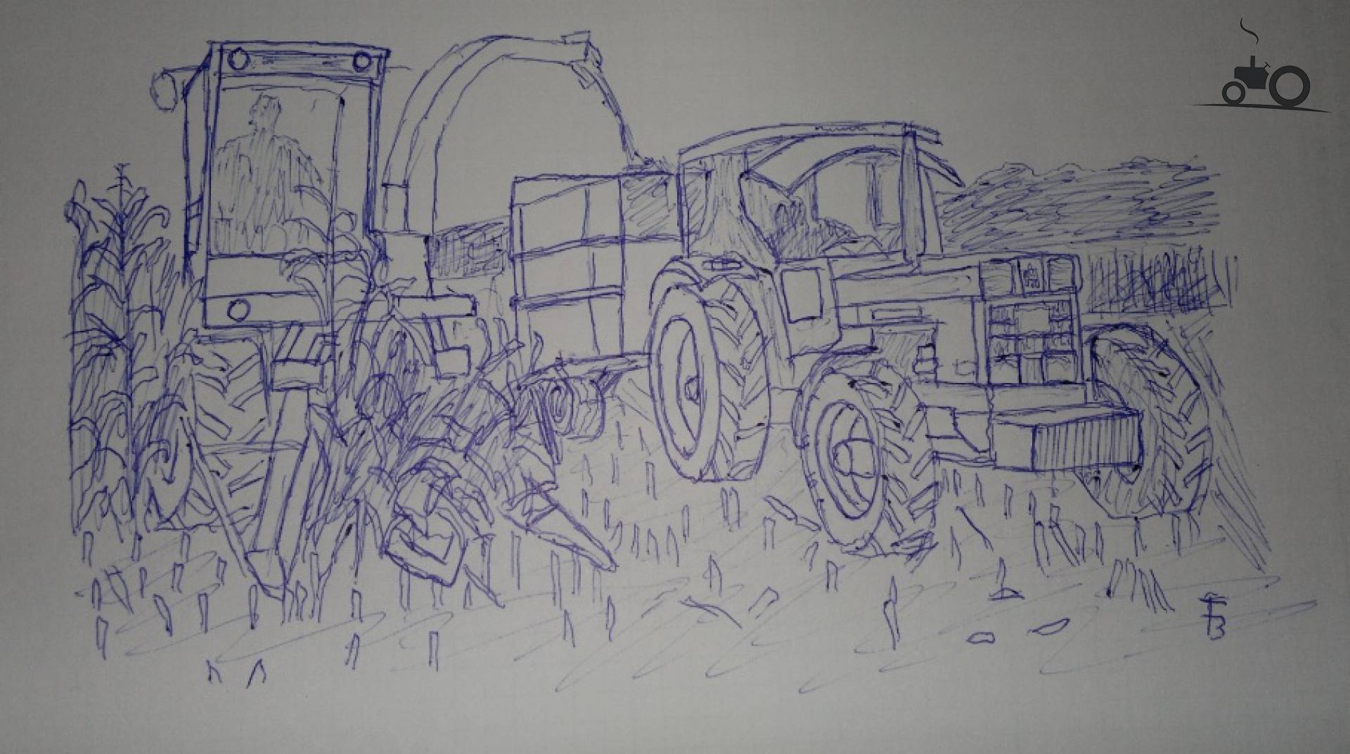 Foto Tractors Tekening