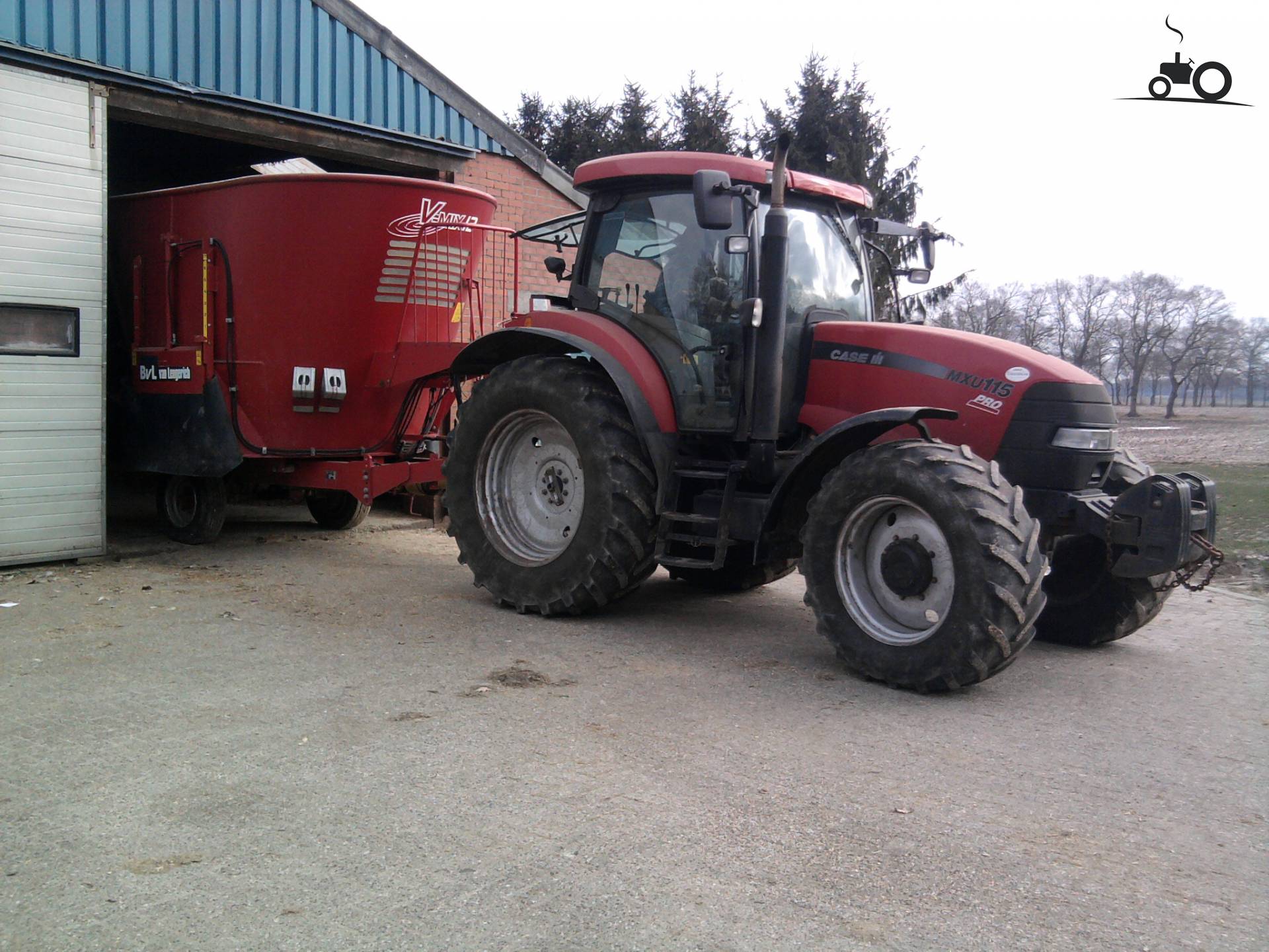 Foto Case IH Maxxum MXU 115 Pro Van Oldehinkel