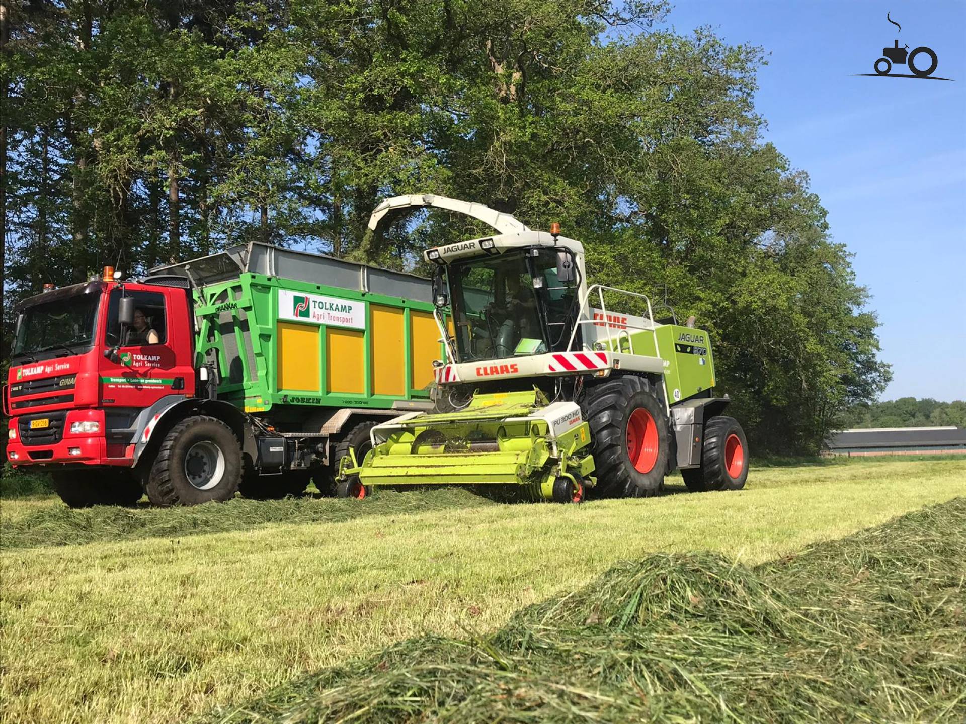 Foto Claas Jaguar 870 Speedstar van Tolkamp Agri Service