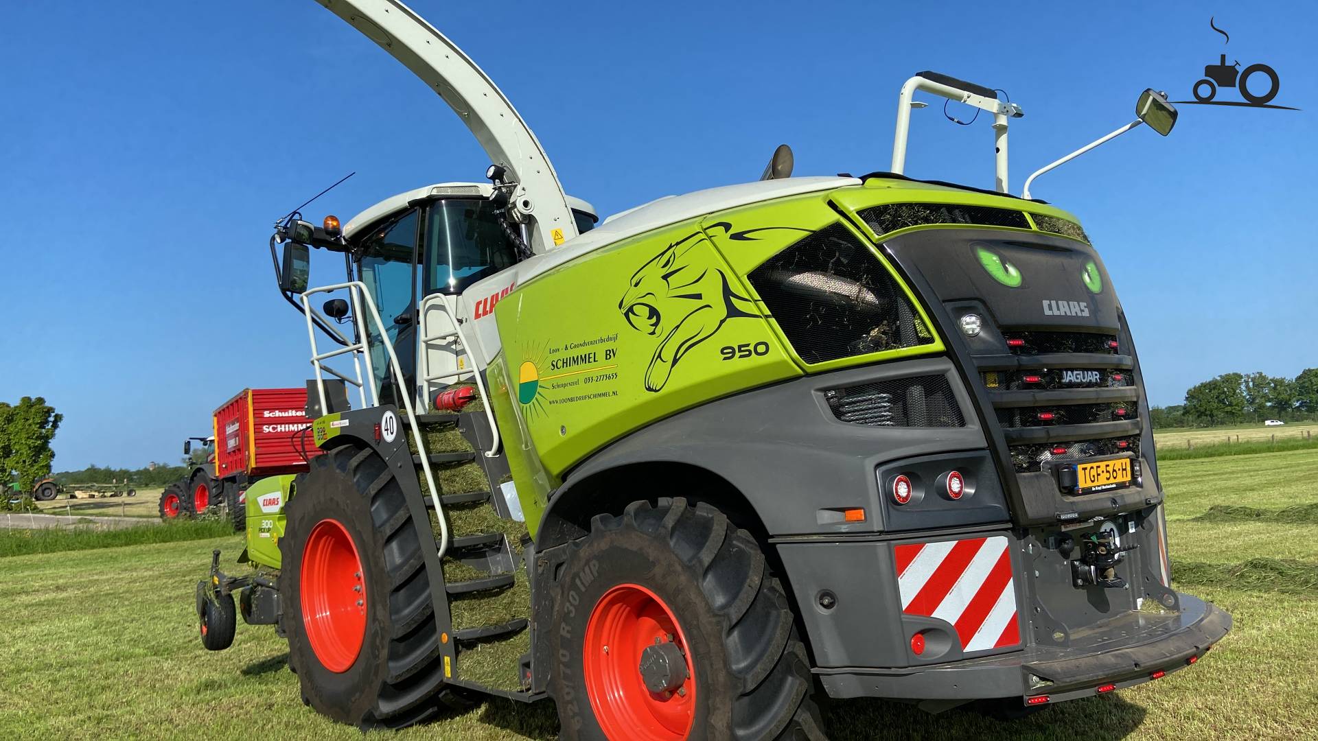 Foto Claas Jaguar Van Loon Grondverzetbedrijf Schimmel Scherpenzeel