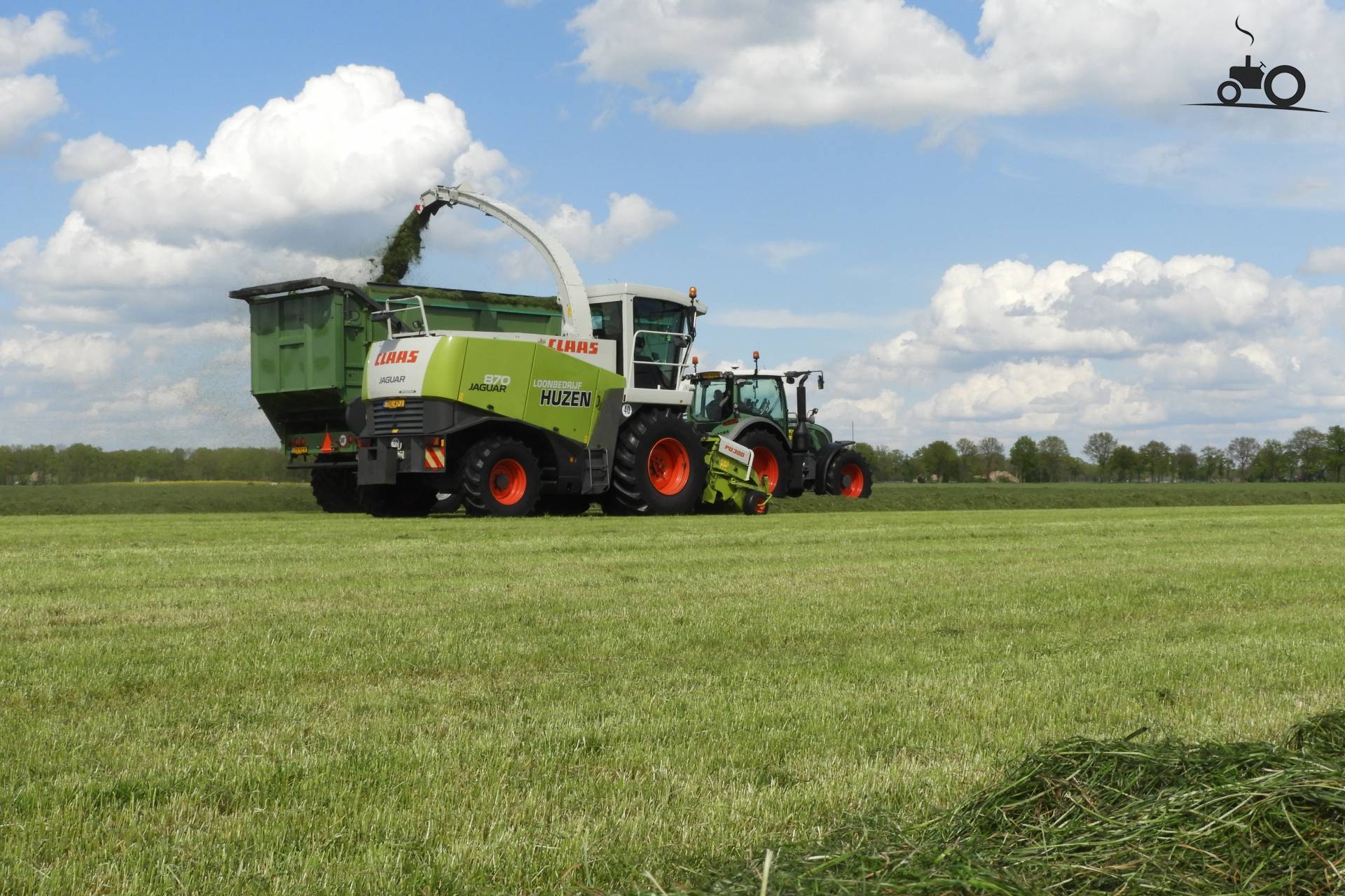 Foto Claas Jaguar 870 Van Loonbedrijf Huzen