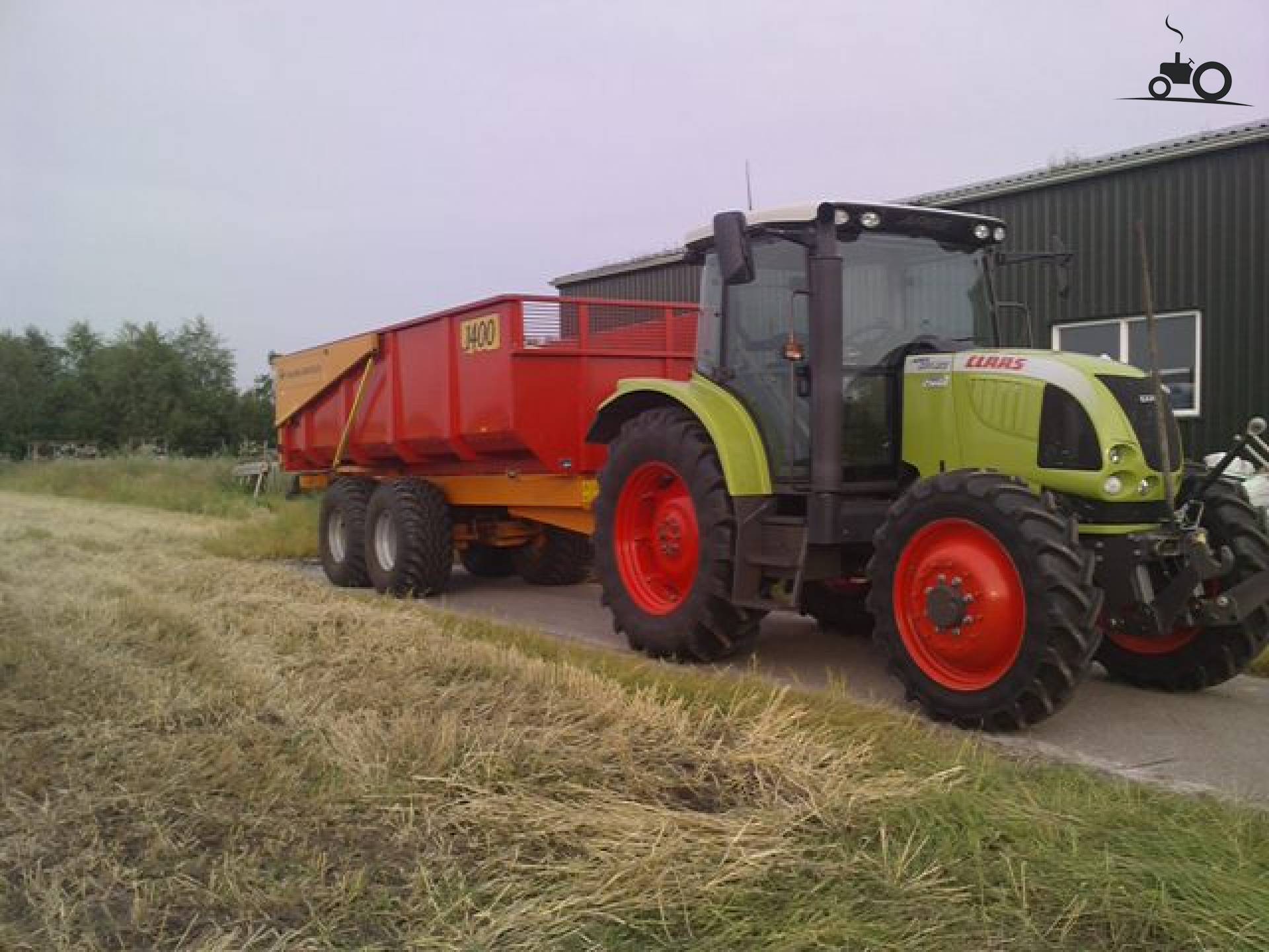 Foto Claas Ares 577 ATZ van Mts. Naber