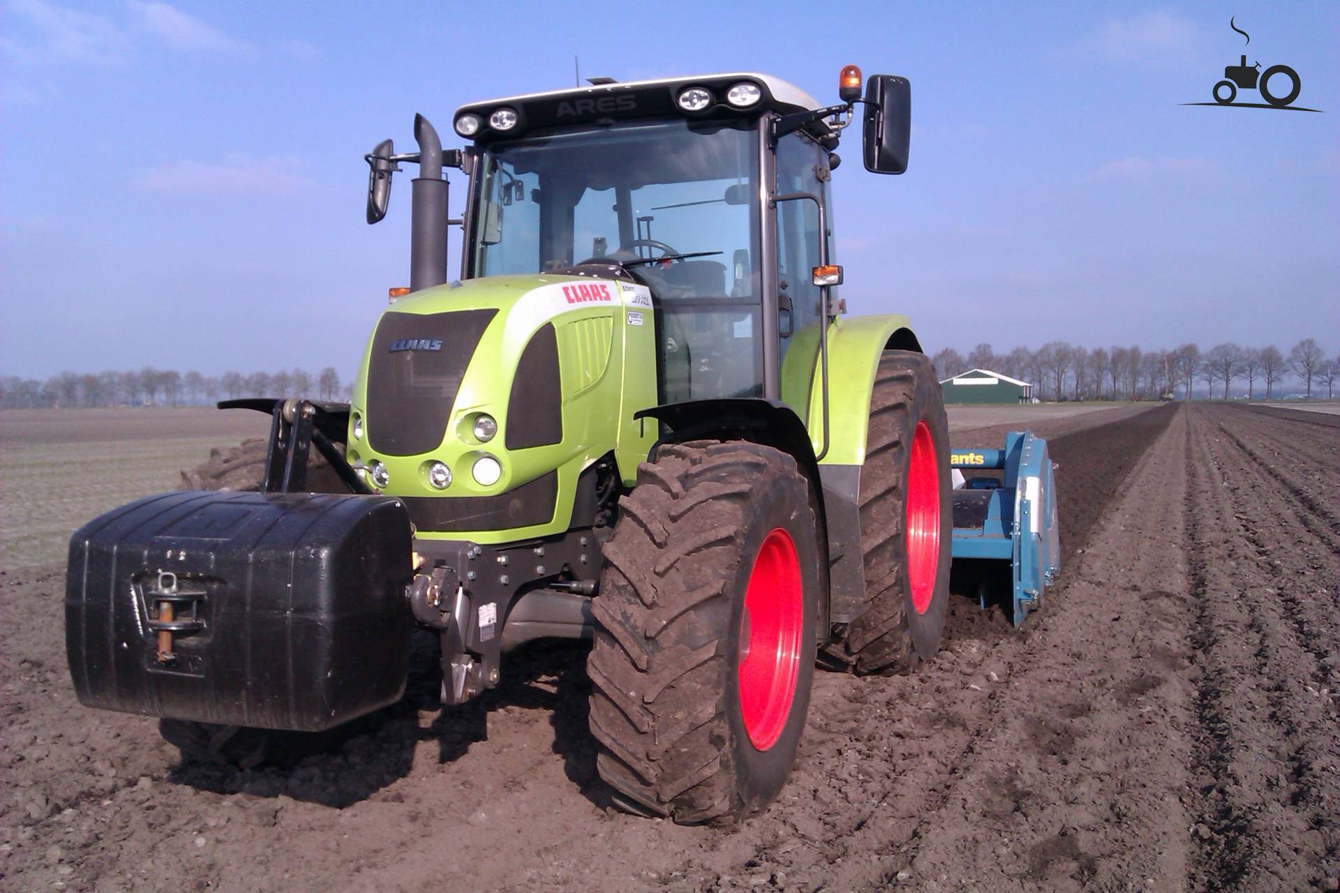 Foto Claas Ares 577 ATZ van Mts. Naber