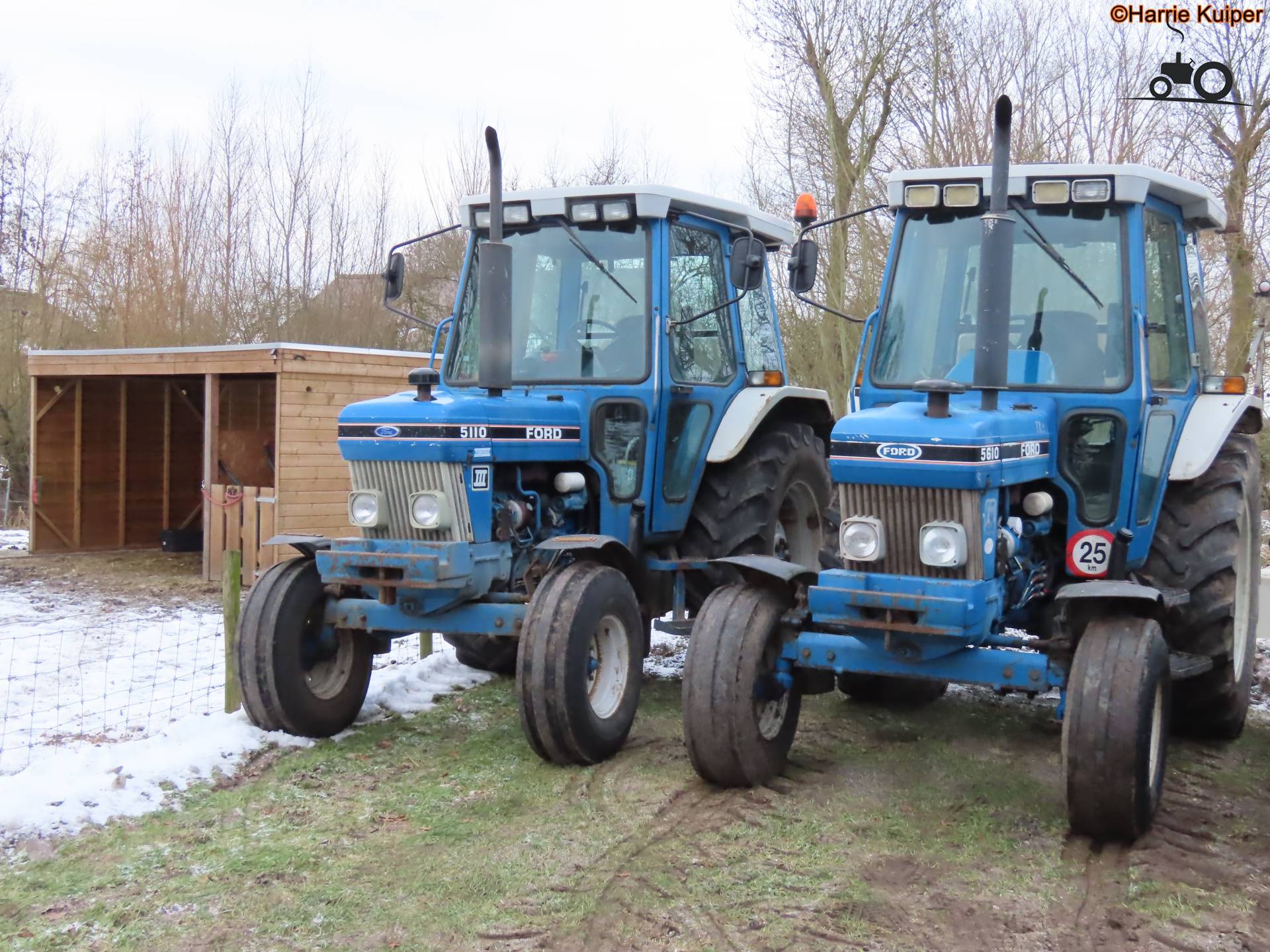 Ford 5110 op de Blauwe Kijkdag 2026 in Lithoijen