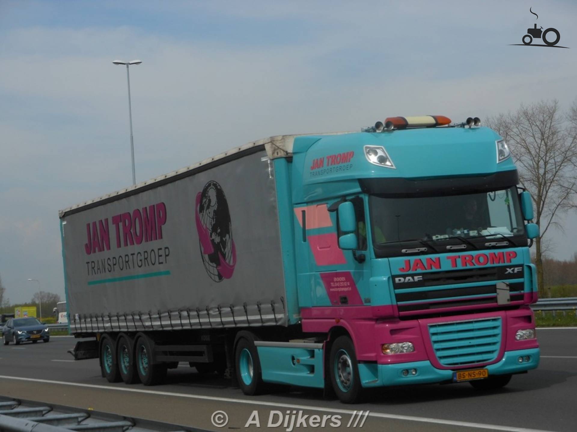 Foto DAF XF105 van Jan Tromp Transport en Logistiek