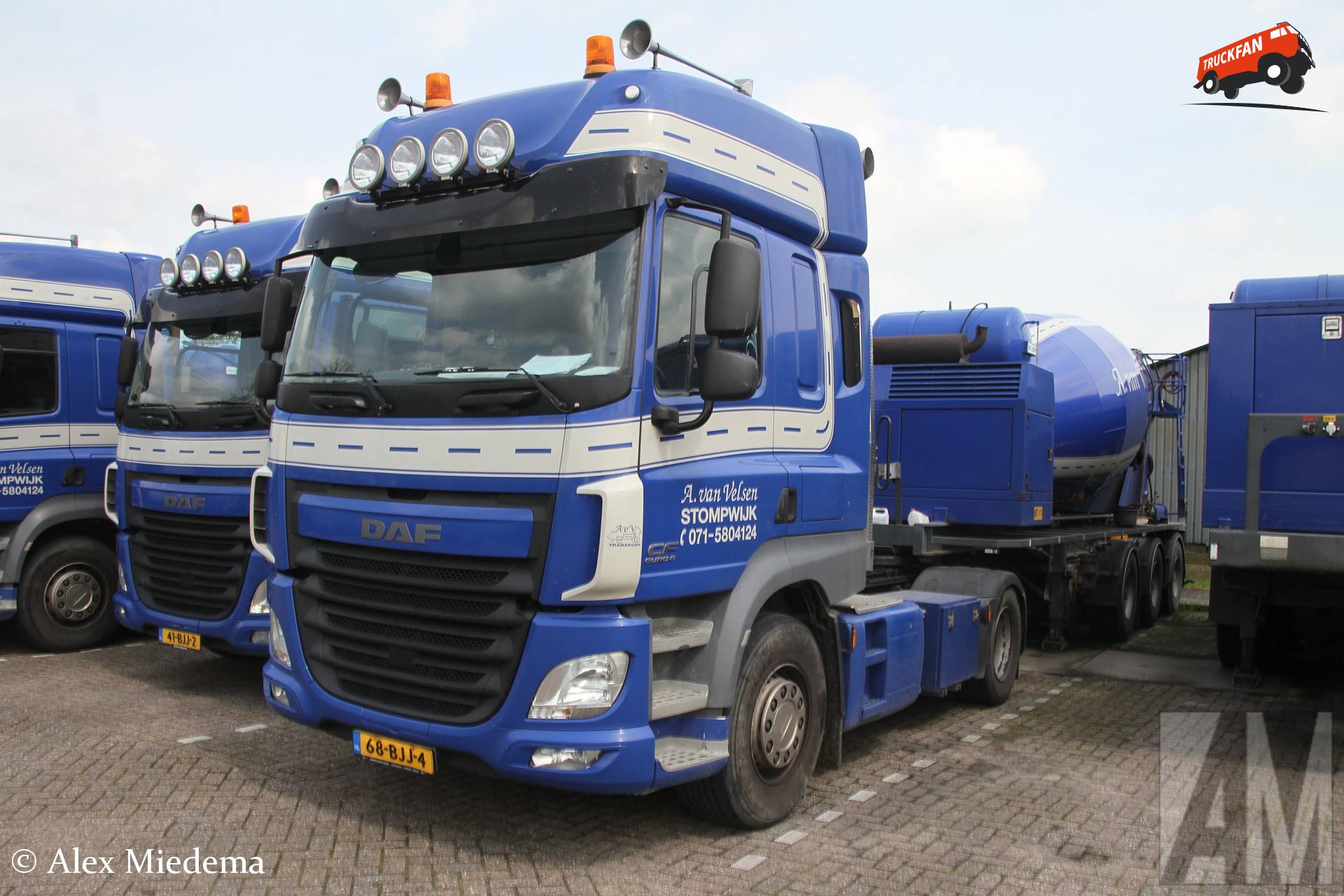 Foto DAF CF Euro 6 van A. van Velsen Transport B.V.